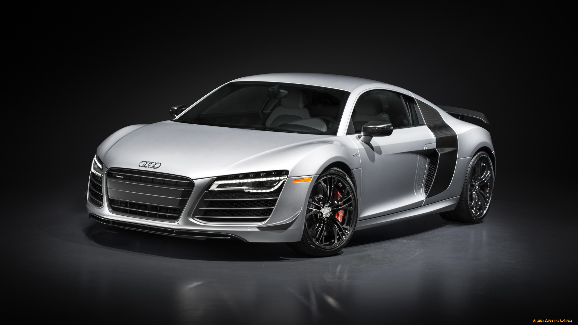 2014, audi, r8, competition, автомобили, audi, тюнинг, серебристый