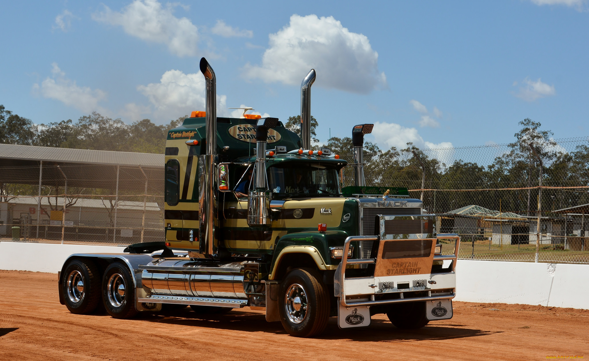 mack, superliner, автомобили, mack, седельный, грузовик, тяжелый, тягач