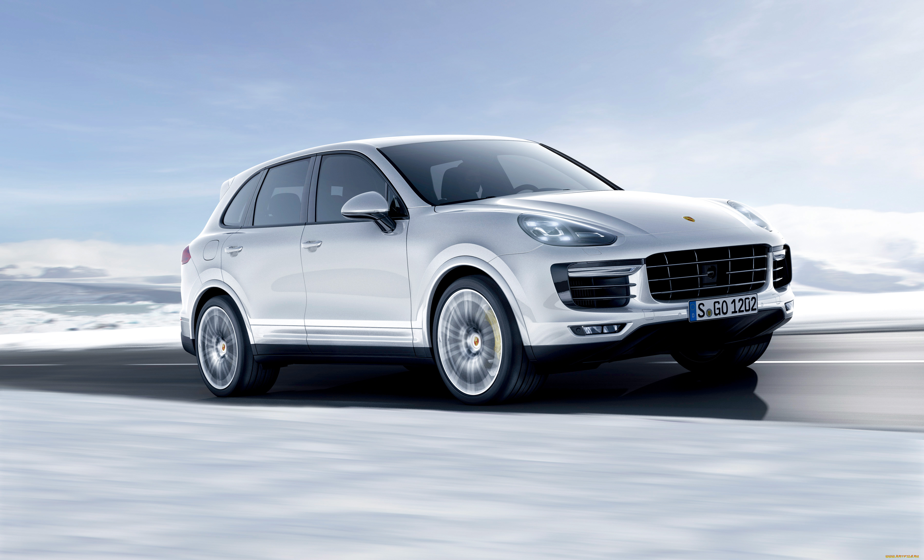 автомобили, porsche, turbo, s, cayenne, светлый, 2015г, 958