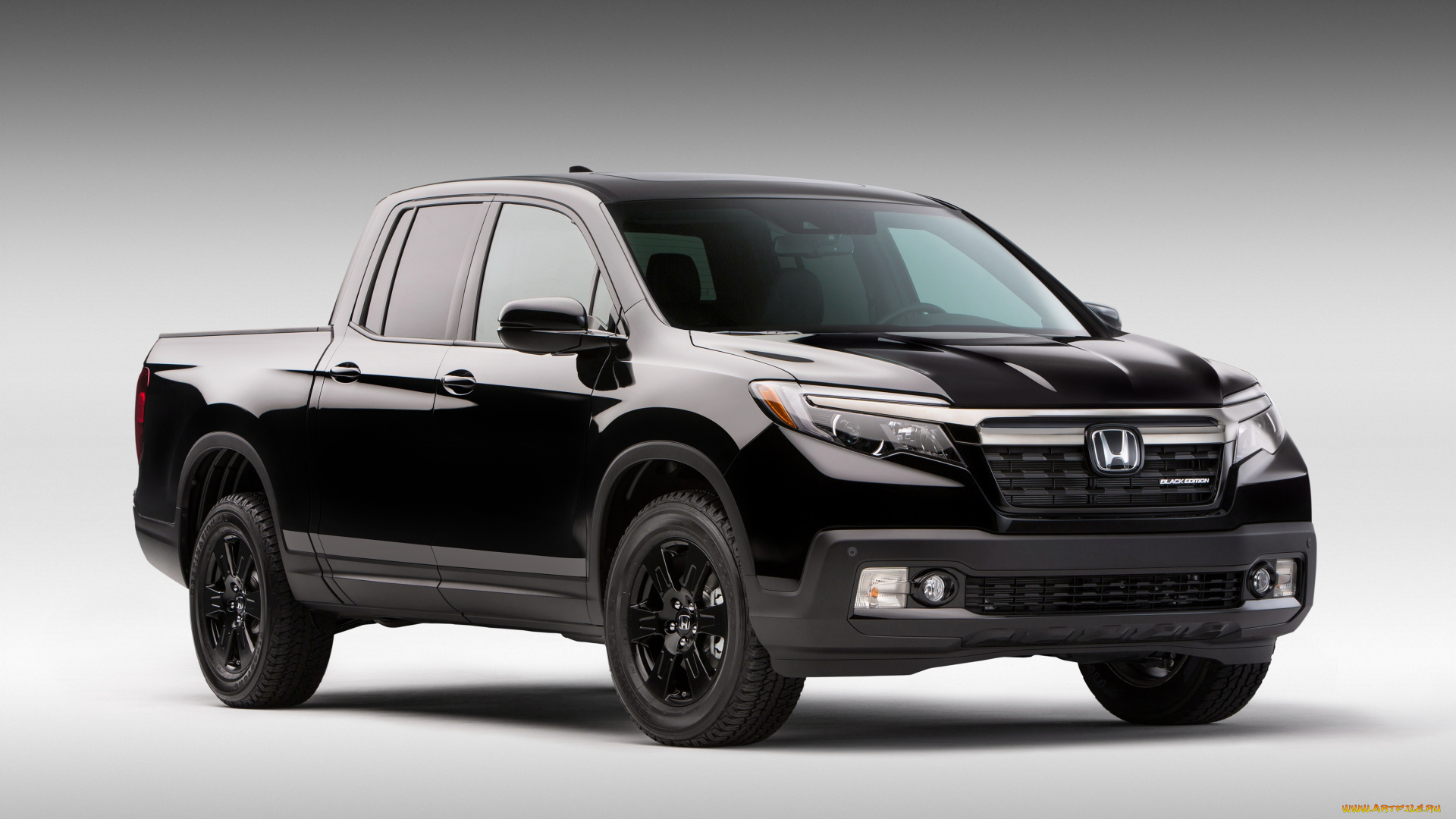 автомобили, honda, 2017г, black, edition, ridgeline