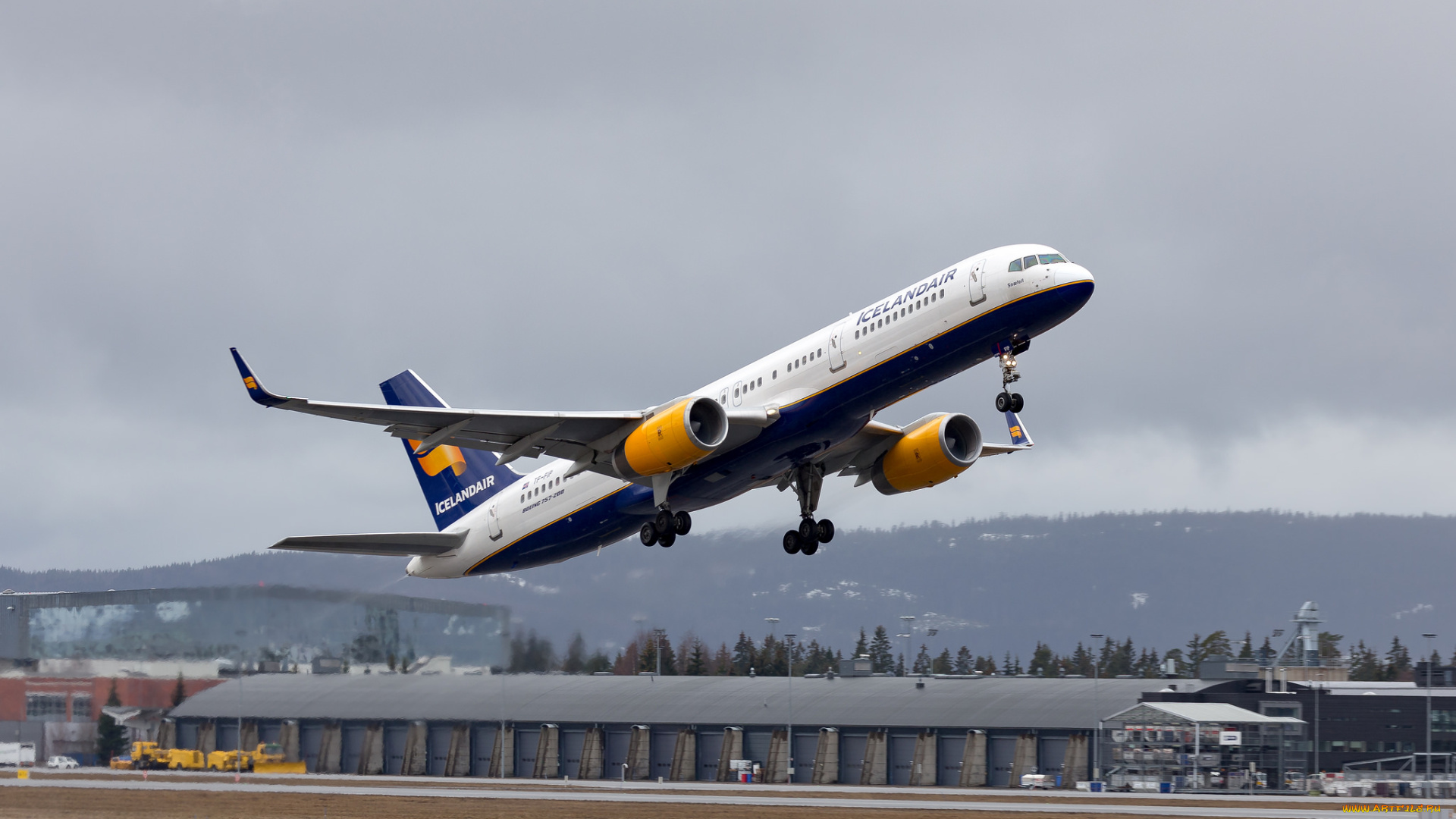 boeing, 757-208, авиация, пассажирские, самолёты, авиалайнер