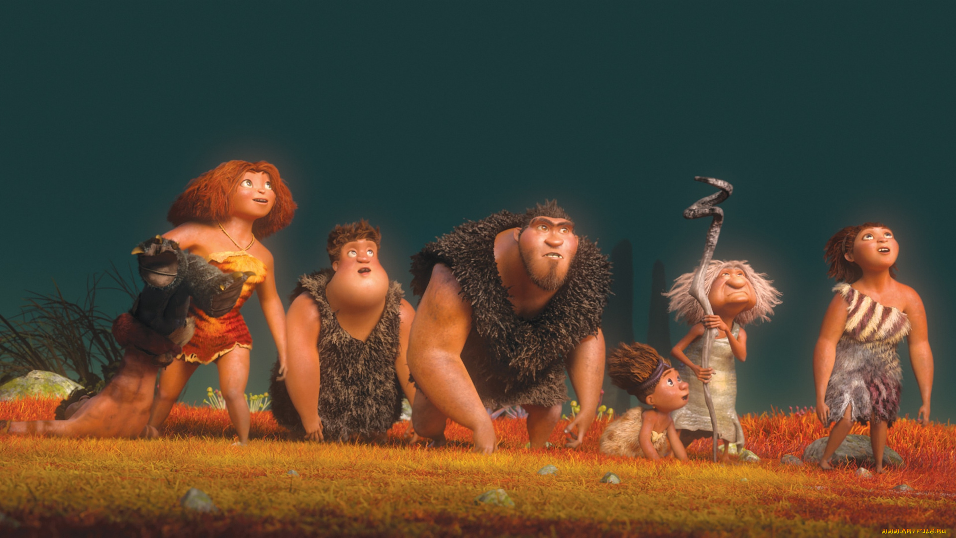 мультфильмы, the, croods, семейка