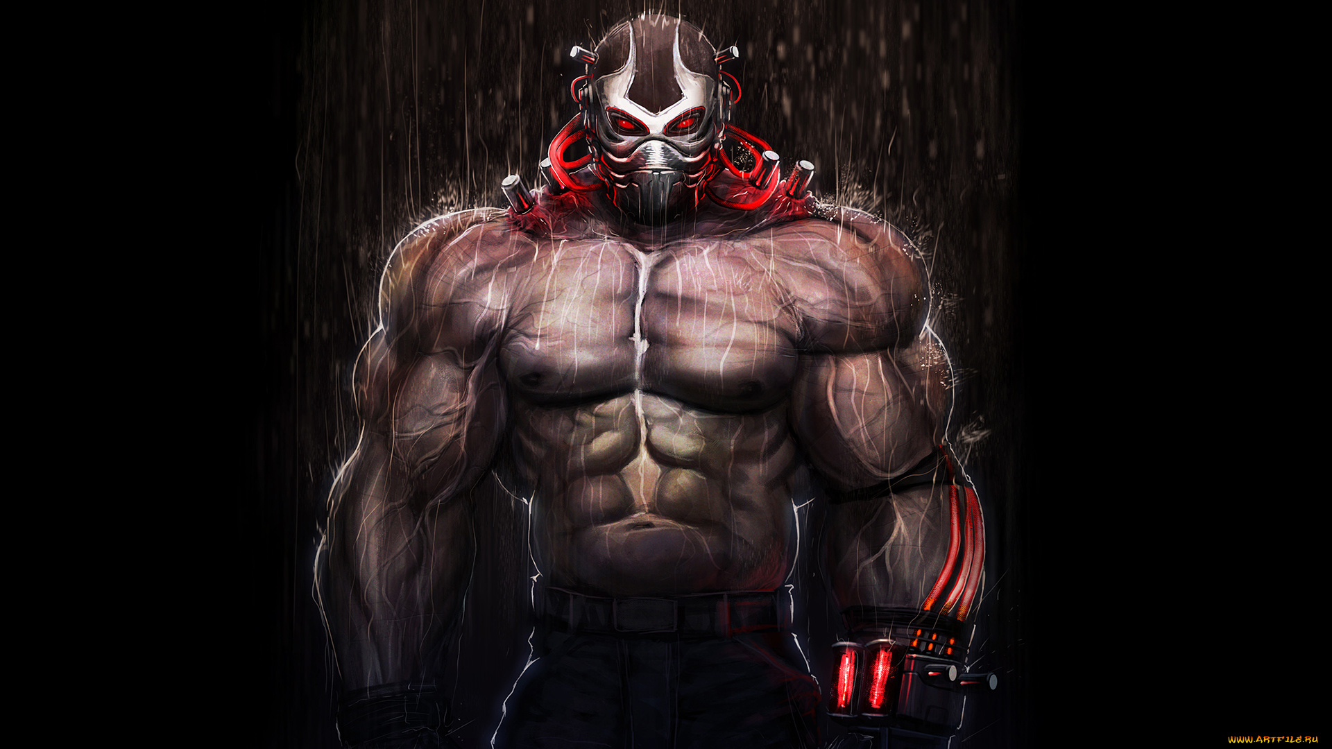 бэйн, рисованные, комиксы, бэтмен, комикс, bane, batman