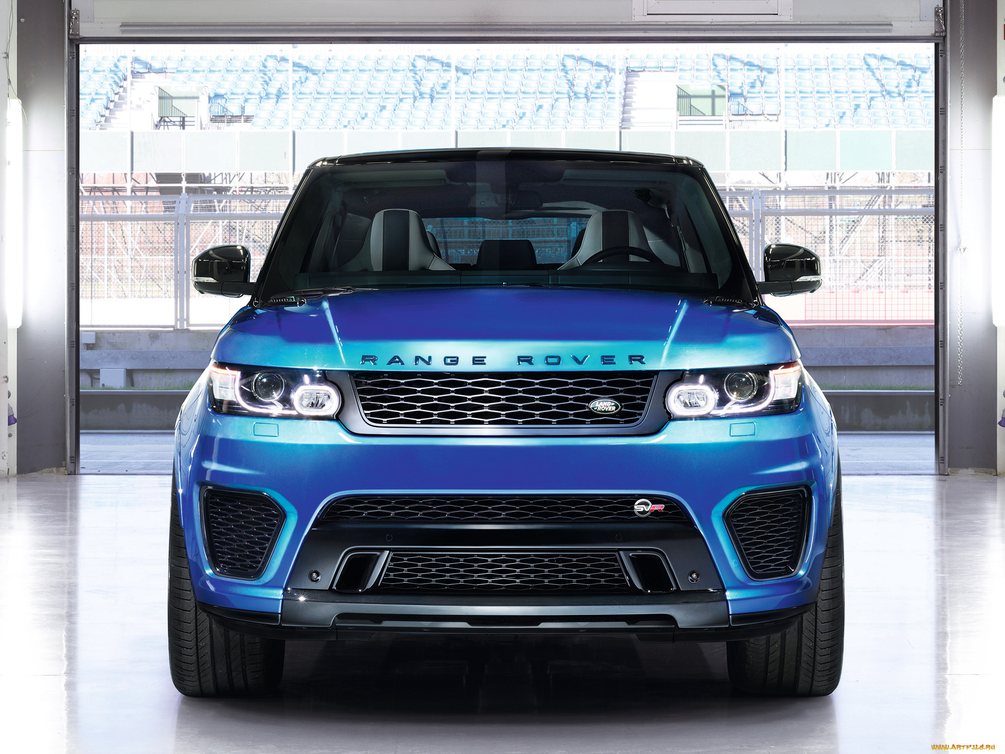 автомобили, range, rover, синий, 2014г, svr, sport, range, rover