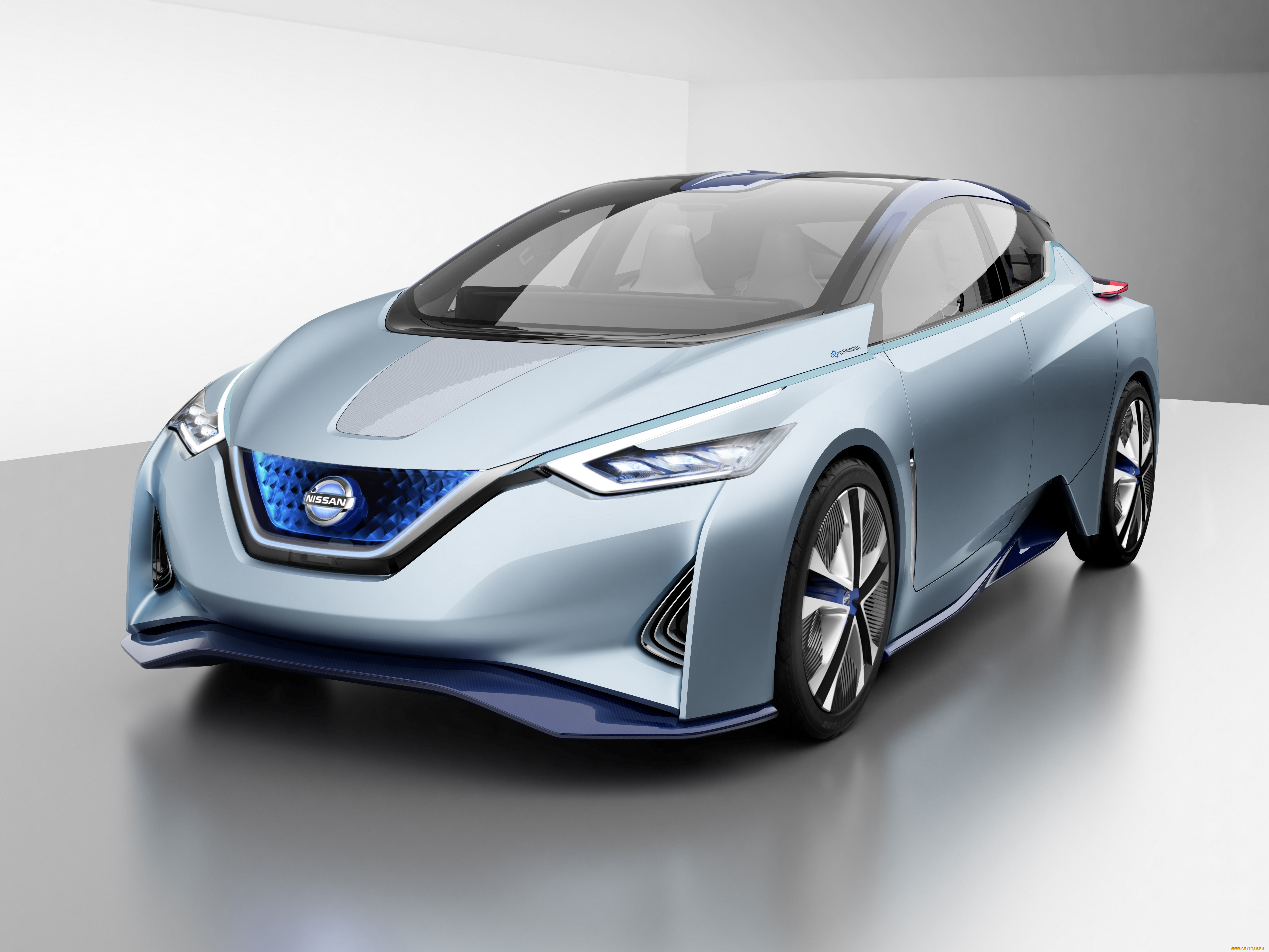 2015, nissan, ids, concept, автомобили, nissan, datsun, 2015, ids, concept, car, серый, фон, серебристый