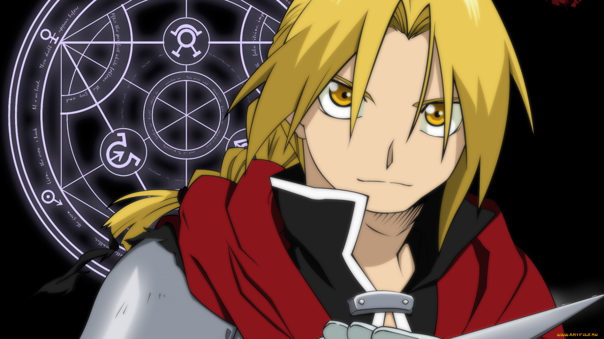 аниме, fullmetal, alchemist, эдвард