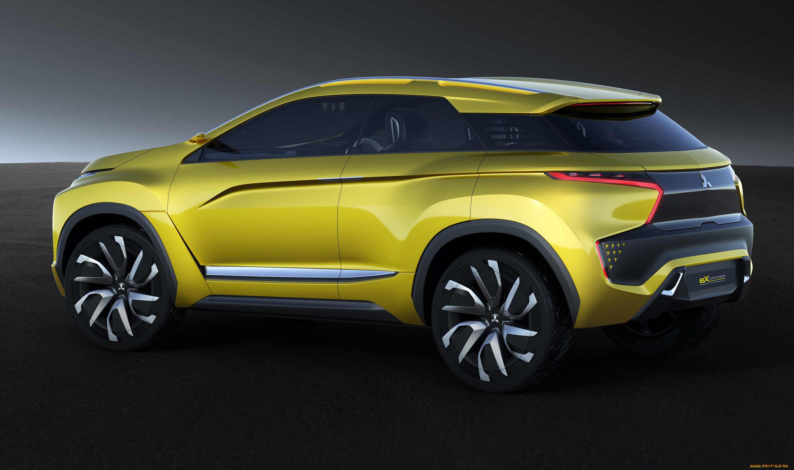 mitsubishi, ex, concept, 2015, автомобили, 3д, concept, crossover, 2015, ex, mitsubishi