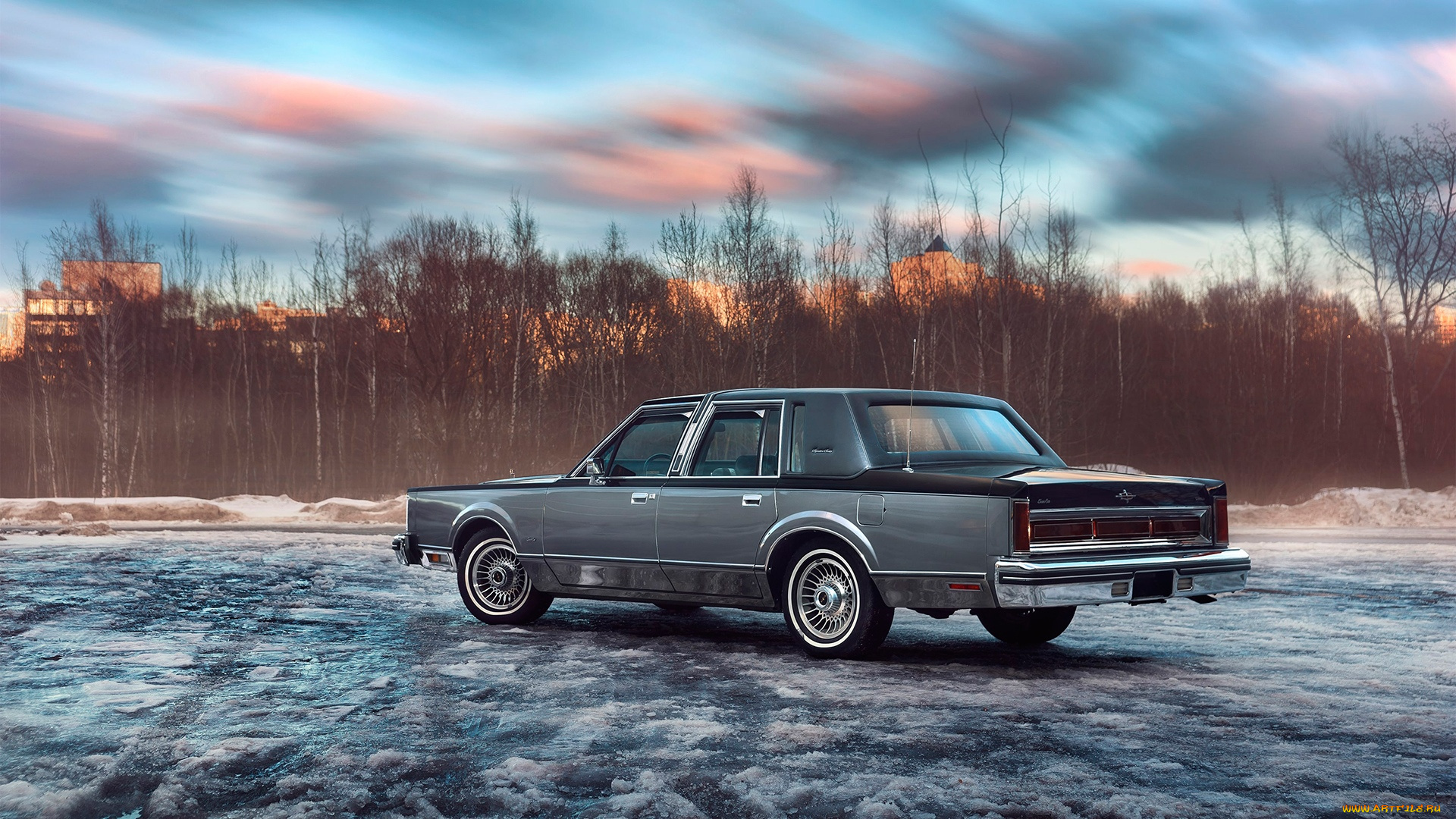 автомобили, lincoln, 1984, town, car