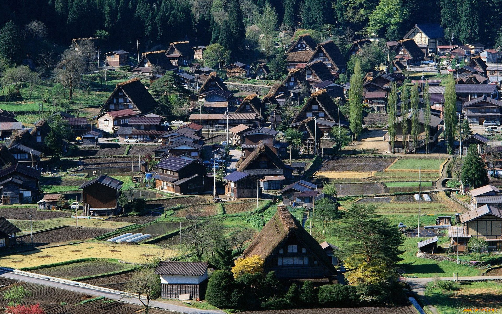 japan, города, пейзажи