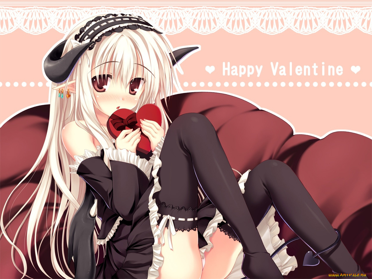 аниме, happy, valentine