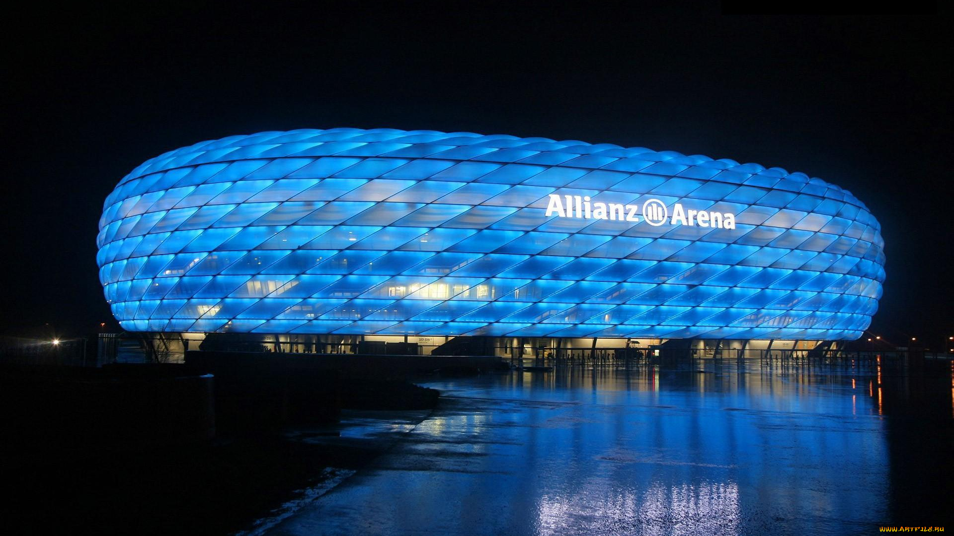 спорт, стадионы, германия, стадион, альянц, арена, мюнхен