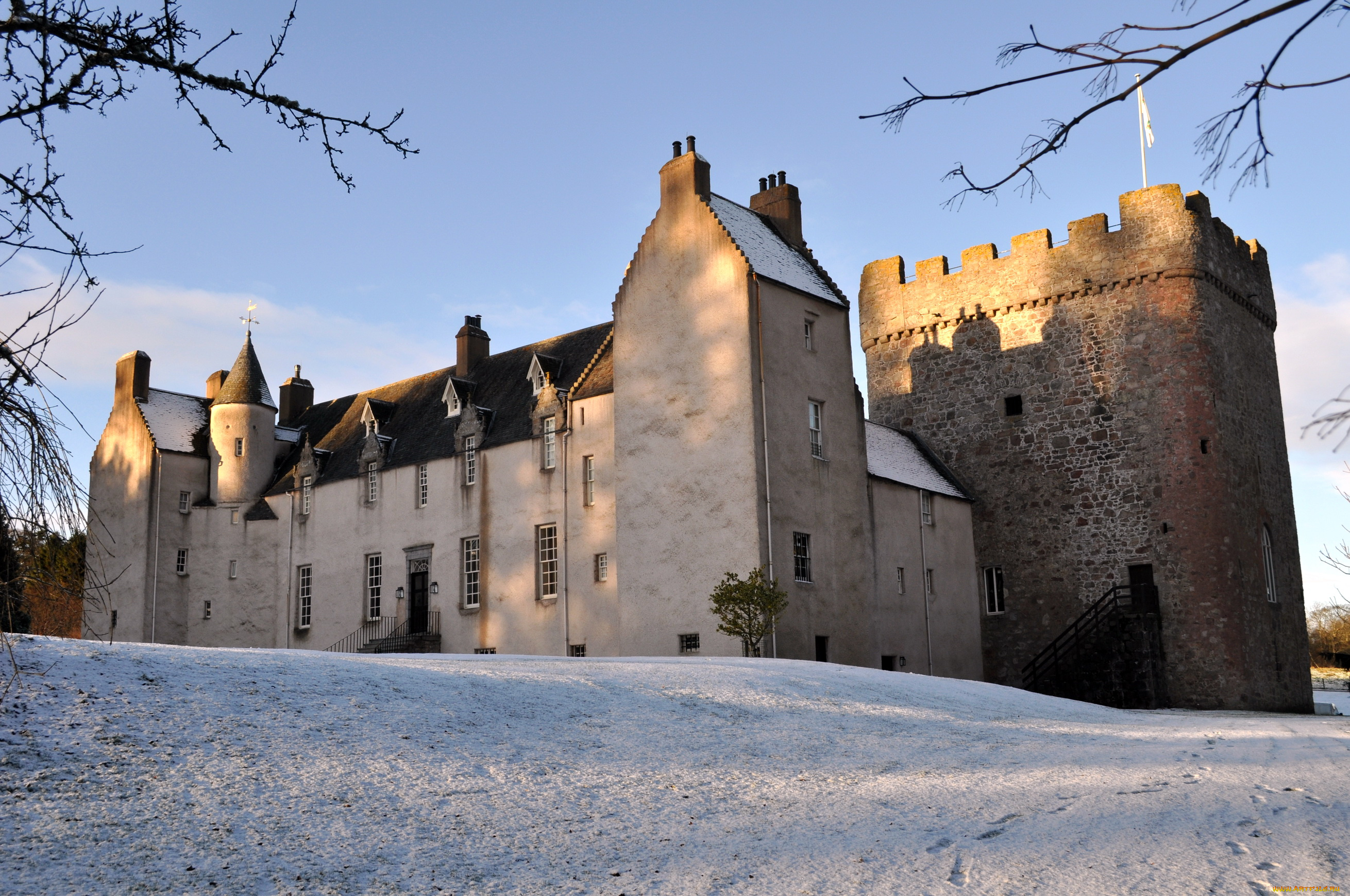 города, дворцы, замки, крепости, scotland, drum, castle