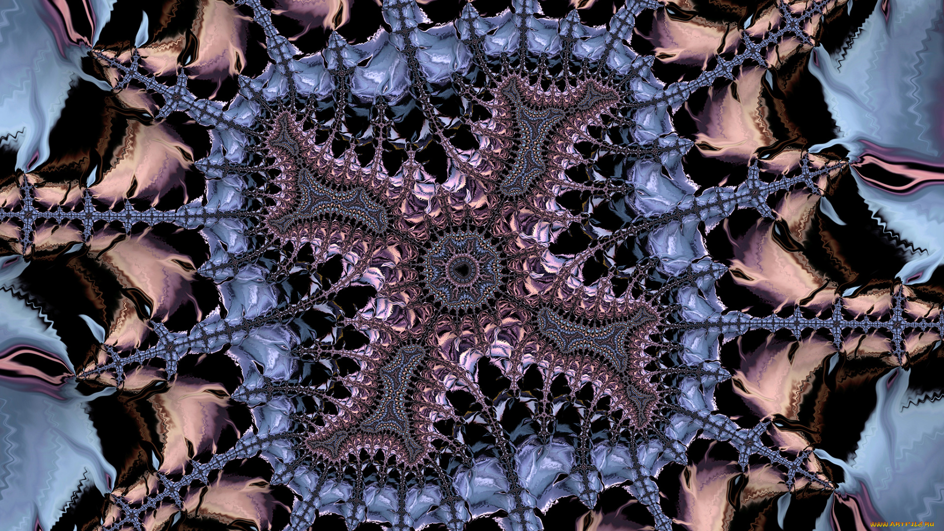 3д, графика, fractal, , фракталы, цвет, фон, узор