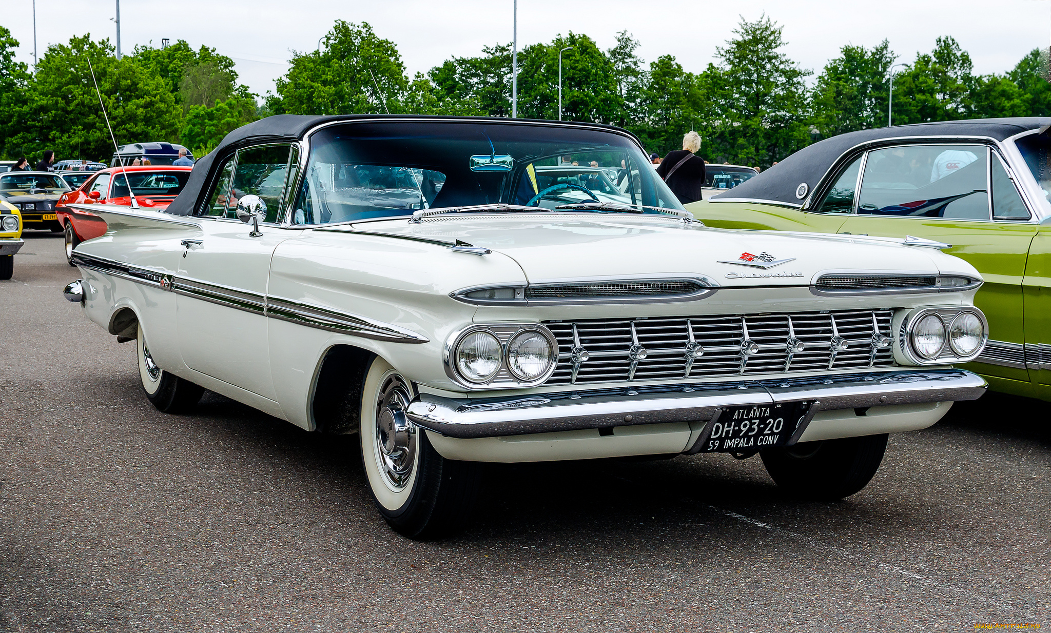 chevrolet, impala, convertible, 1959, автомобили, выставки, и, уличные, фото, ретро, выставка, автошоу, история