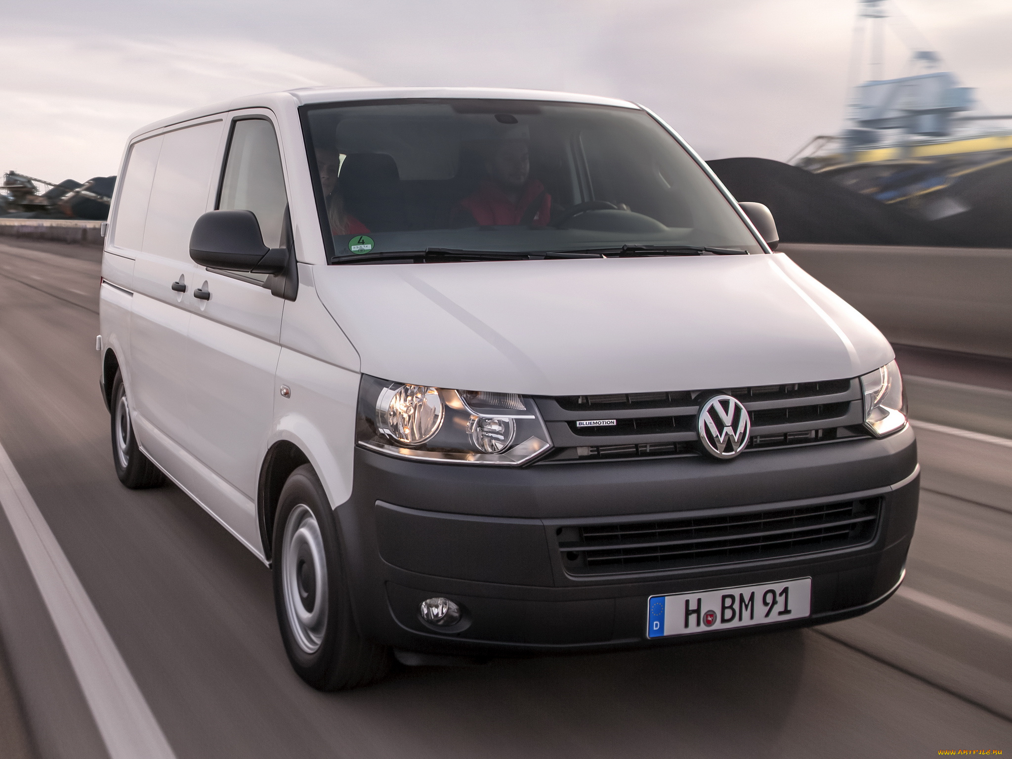 автомобили, volkswagen, transporter, t5, bluemotion, van, 2011