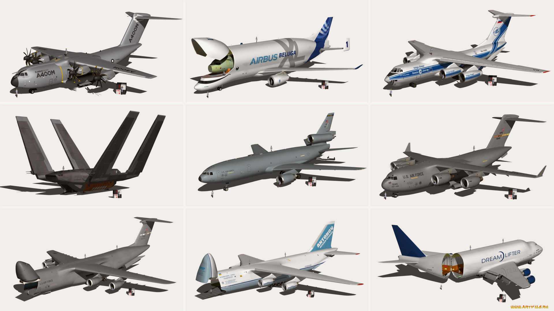 авиация, 3д, рисованые, v-graphic, самолеты
