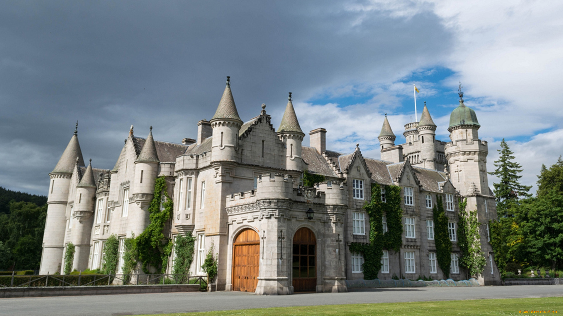 balmoral, castle, города, замки, англии, balmoral, castle