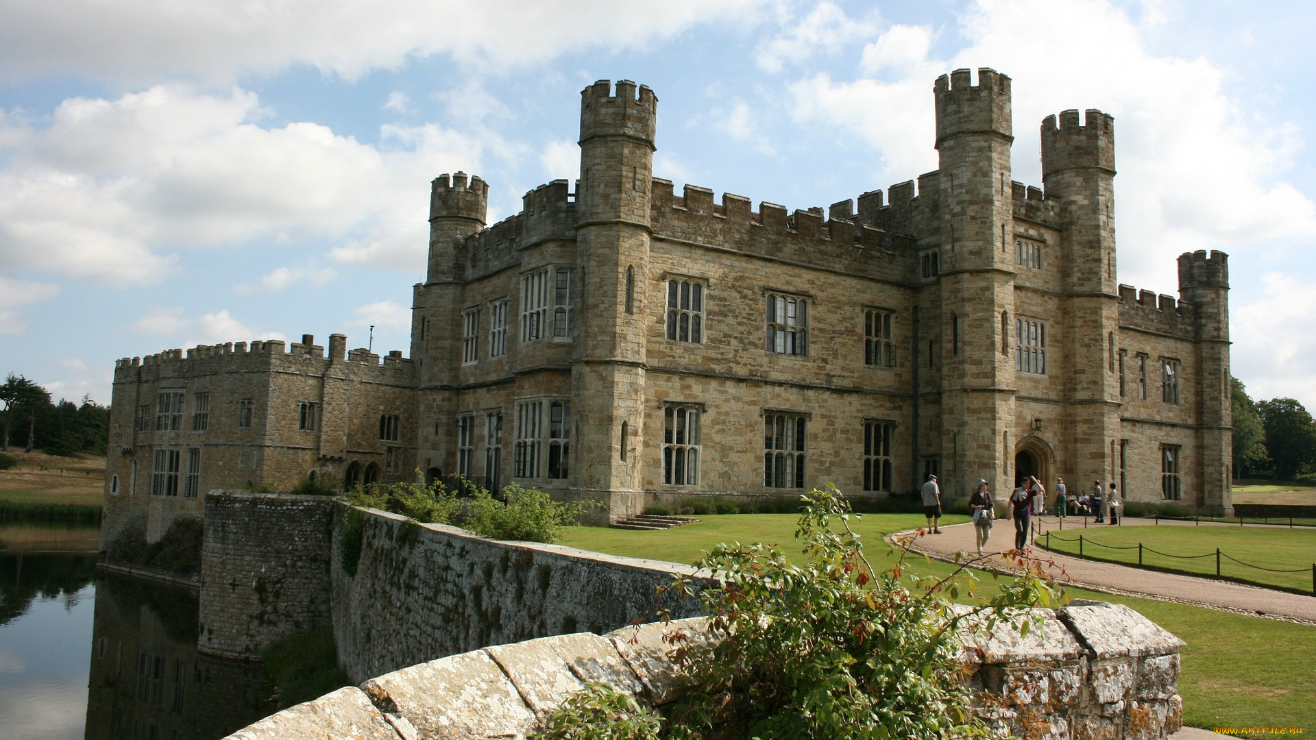 leeds, castle, города, замки, англии, leeds, castle