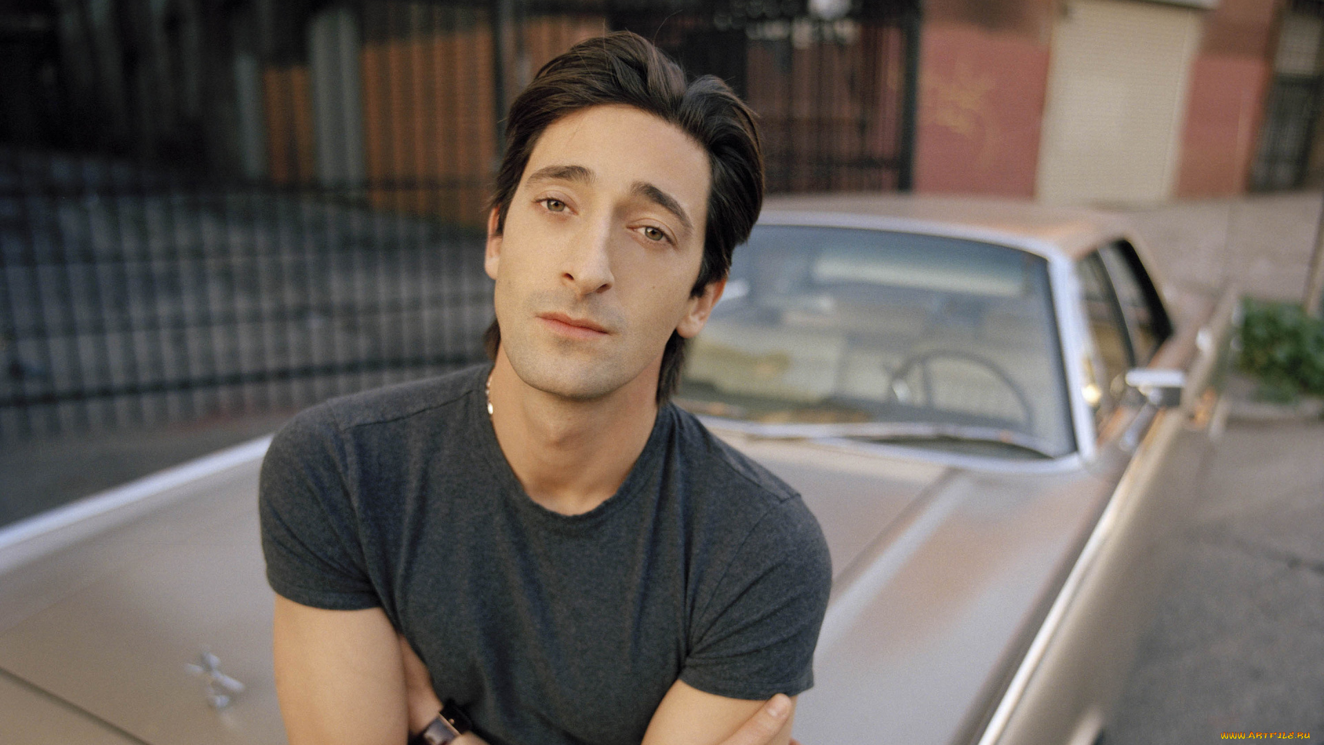 мужчины, adrien, brody, актер, машина