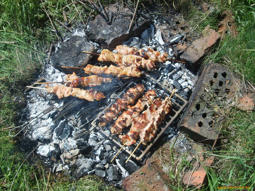 еда, шашлык, барбекю