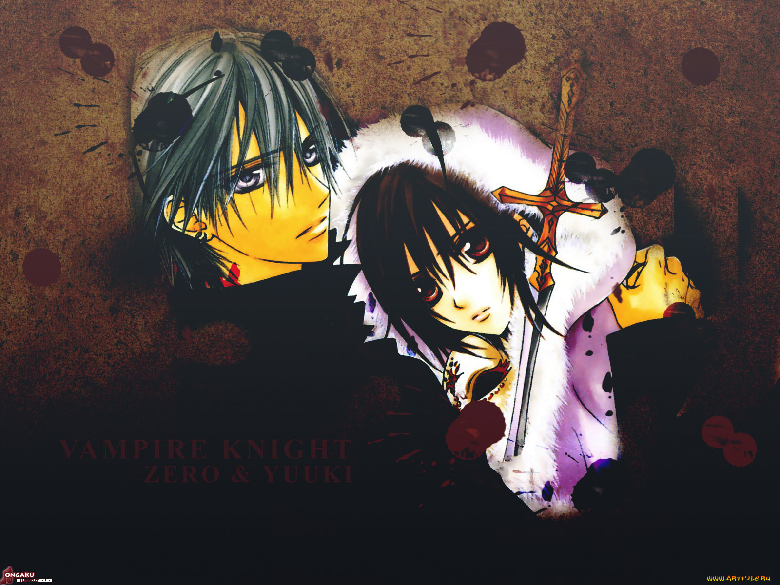 аниме, vampire, knight