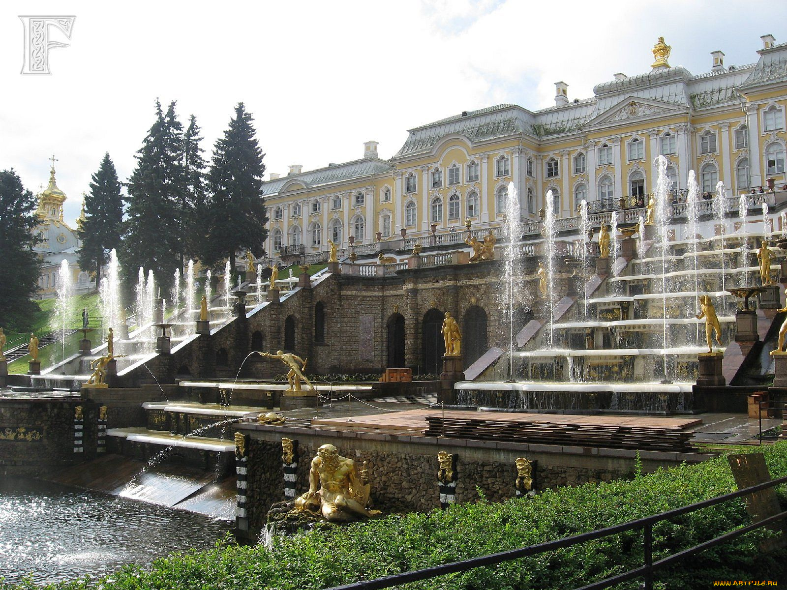 города, санкт, петербург, петергоф, россия