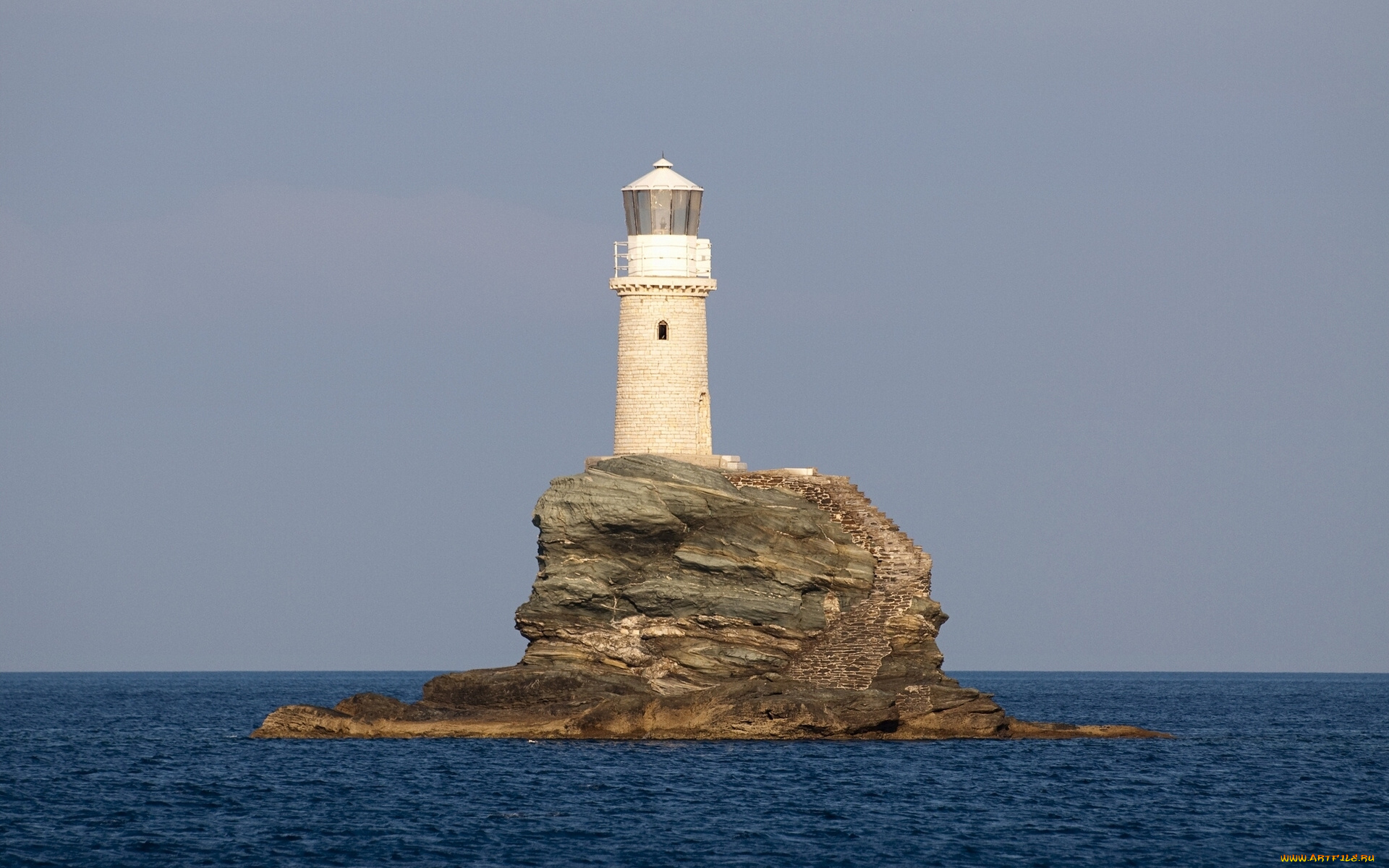 tourlitis, lighthouse, andros, island, greece, природа, маяки, остров, андрос, греция, эгейское, море