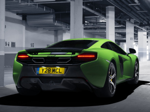 Картинка автомобили mclaren 650s uk-spec 2014г зеленый