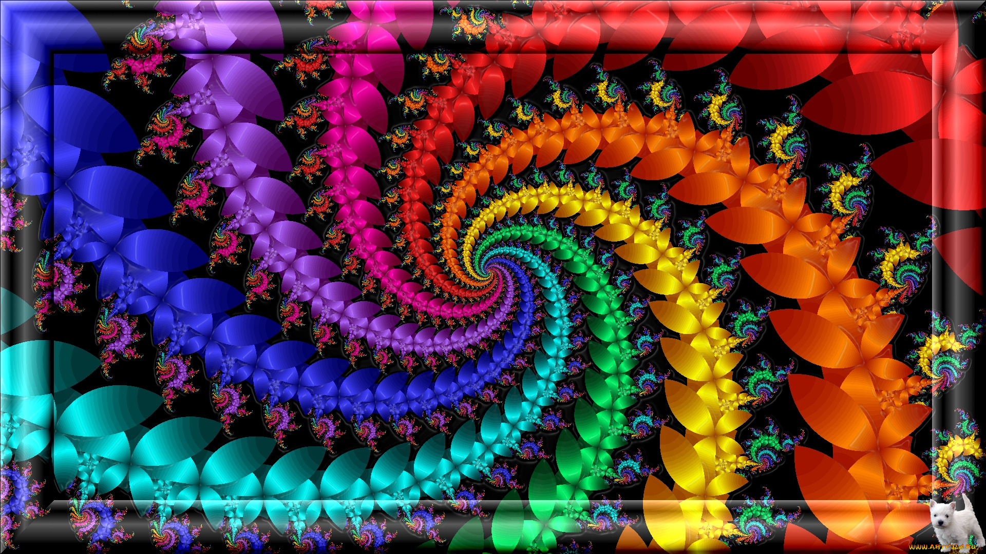 3д, графика, фракталы, , fractal, узор, фон, цвета