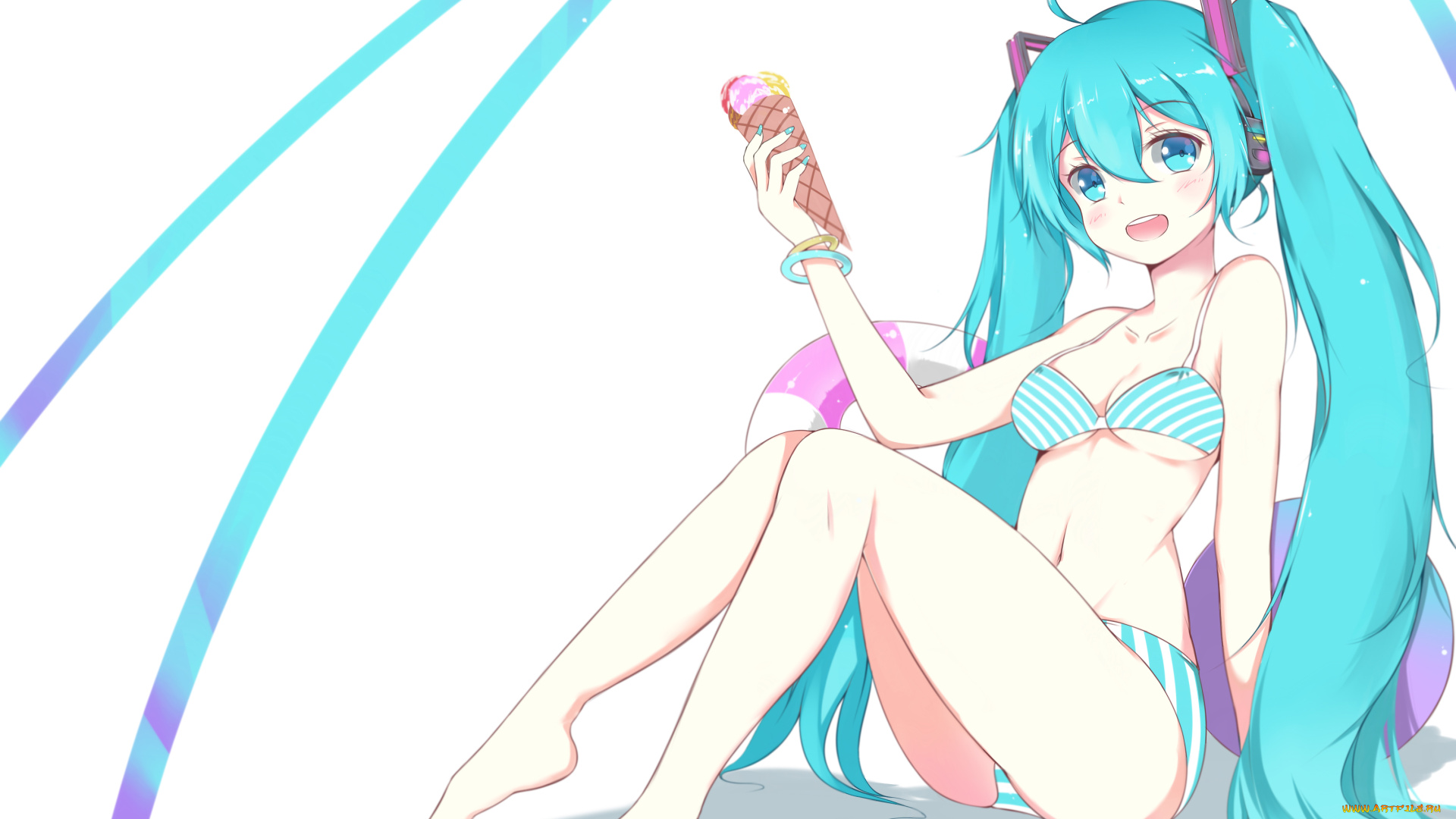 аниме, vocaloid, hatsune, miku