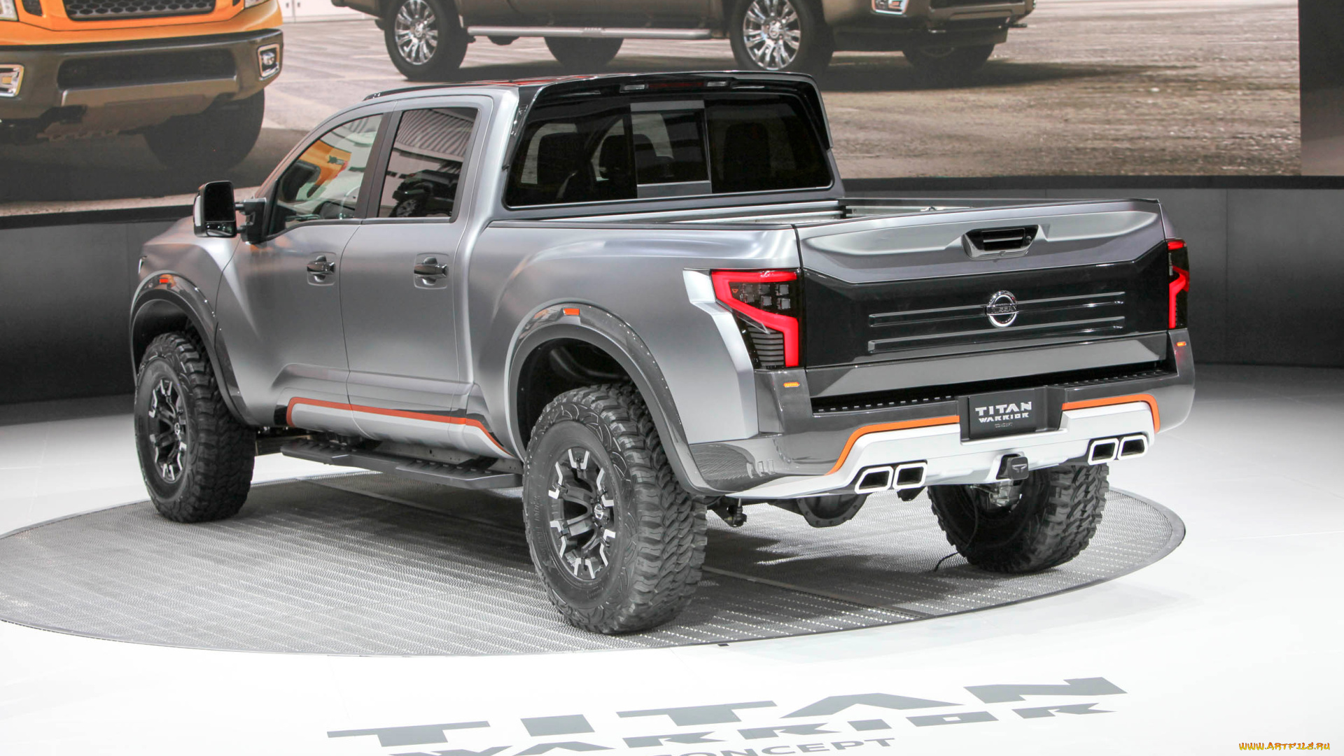 nissan, titan, xd, warrior, concept, 2016, автомобили, выставки, и, уличные, фото, titan, автосалон, xd, выставка, внедорожник, concept, 2016, nissan, джип, warrior