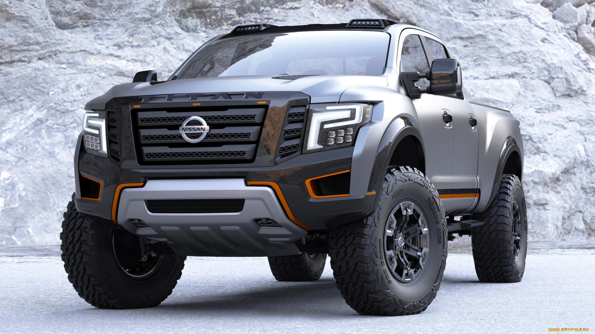 nissan, titan, xd, warrior, concept, 2016, автомобили, 3д, внедорожник, джип, xd, 2016, concept, warrior, titan, nissan