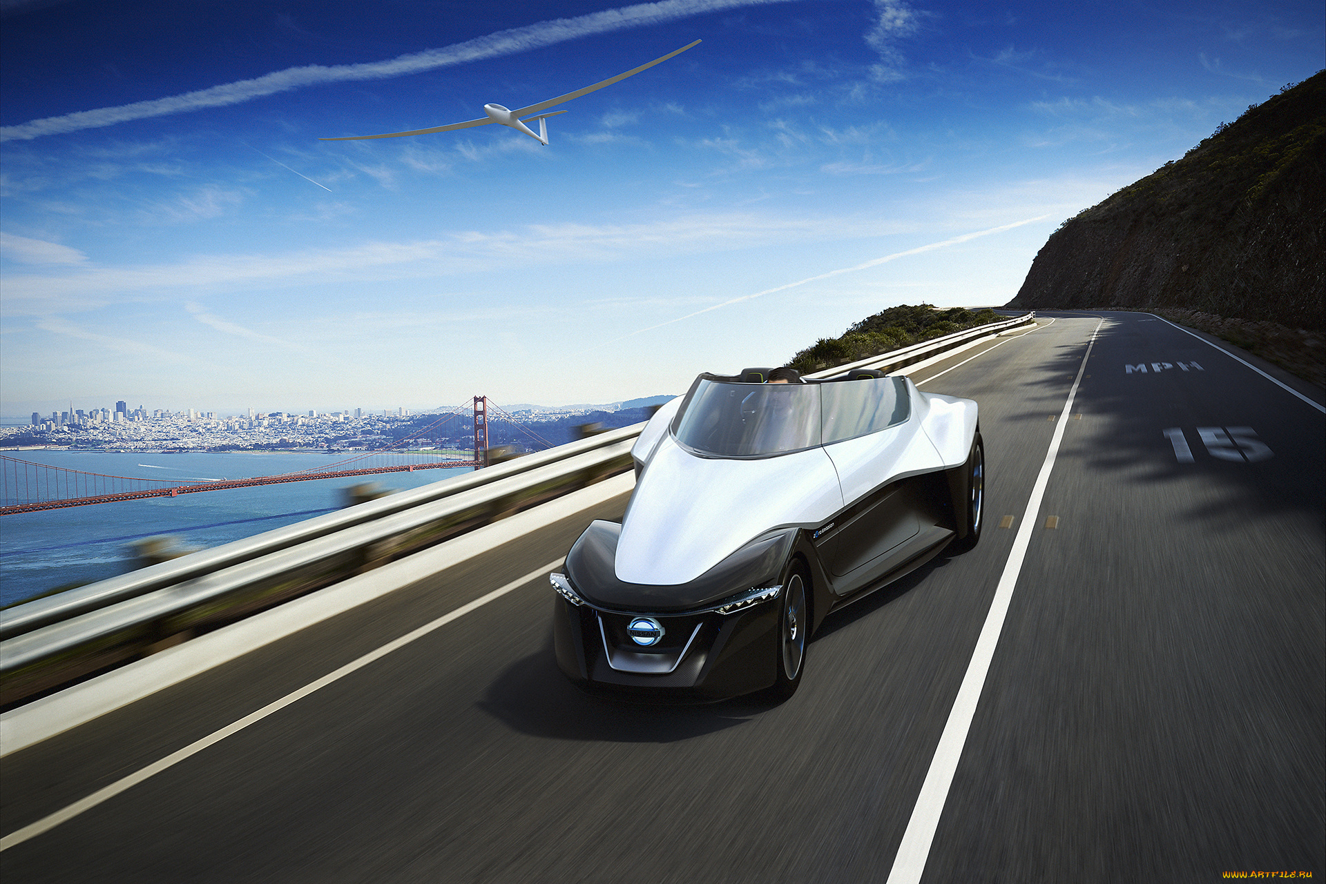 nissan, bladeglider, ev, concept, 2013, автомобили, nissan, datsun, bladeglider, ev, concept, 2013