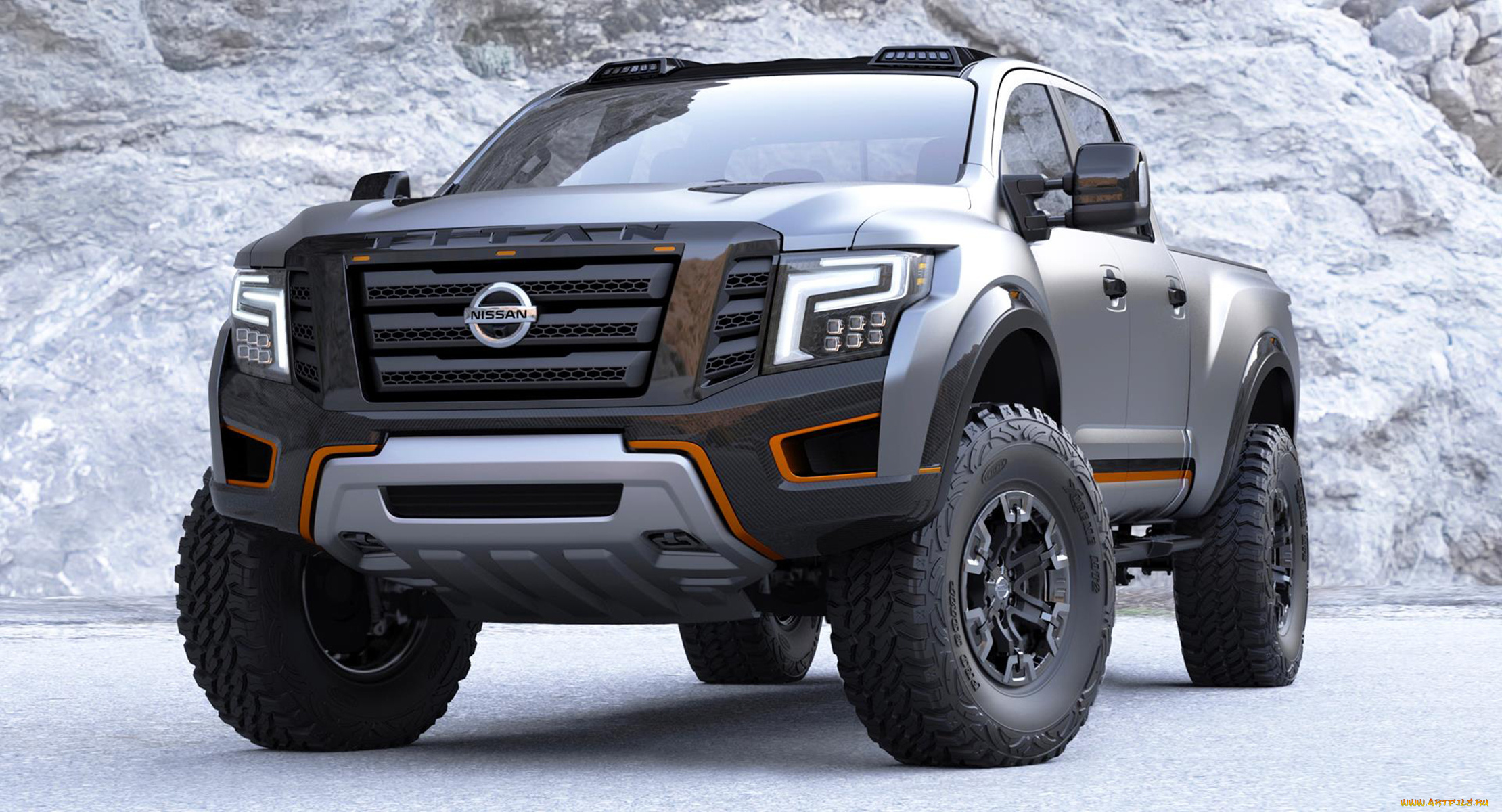 nissan, titan, xd, warrior, concept, 2016, автомобили, 3д, внедорожник, джип, xd, 2016, concept, warrior, titan, nissan