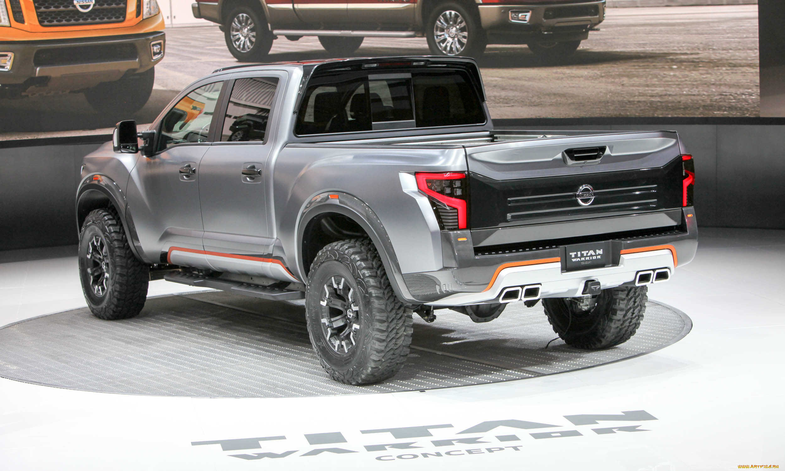 nissan, titan, xd, warrior, concept, 2016, автомобили, выставки, и, уличные, фото, titan, автосалон, xd, выставка, внедорожник, concept, 2016, nissan, джип, warrior