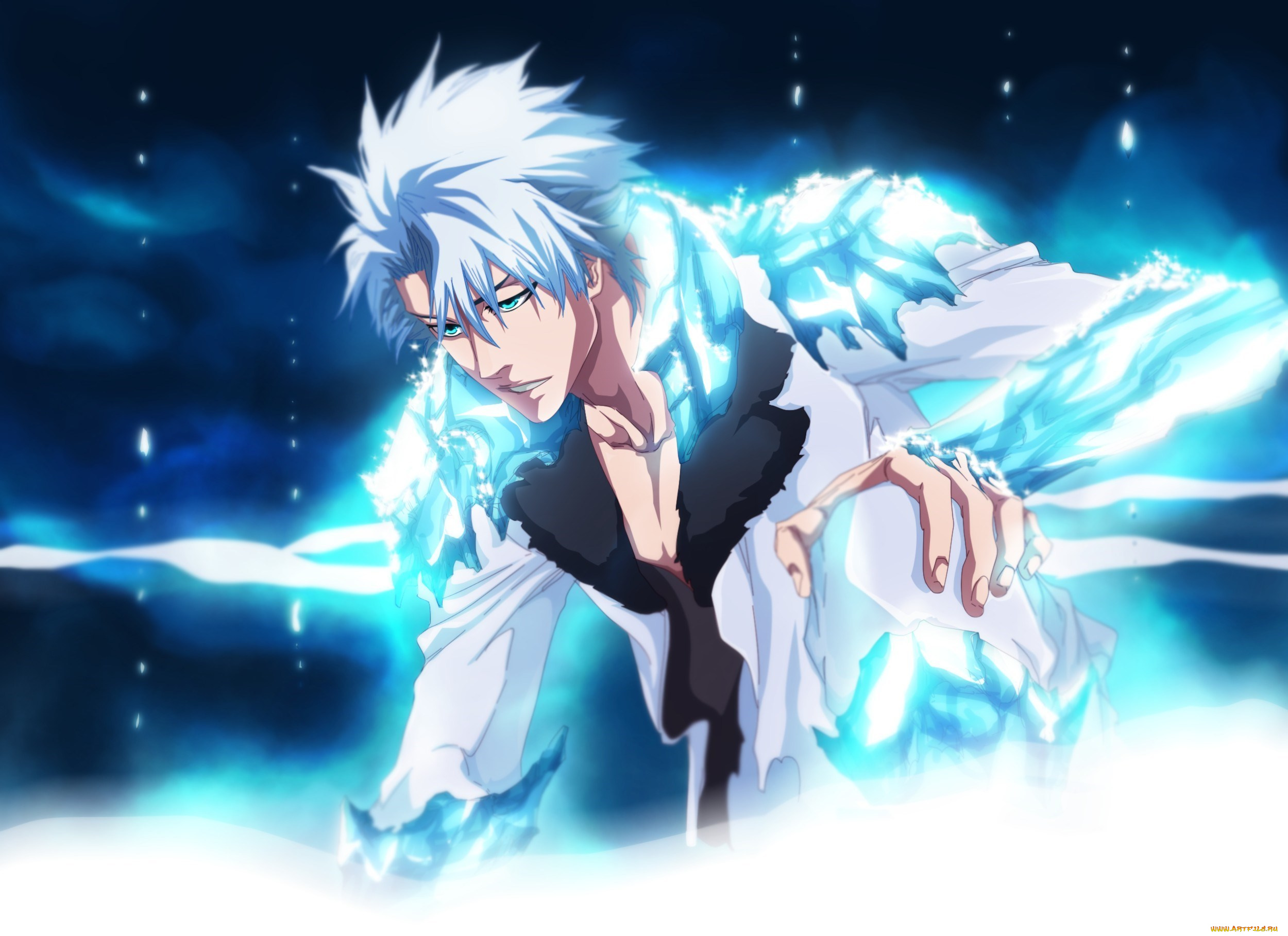 аниме, bleach, hitsugaya, toshiro