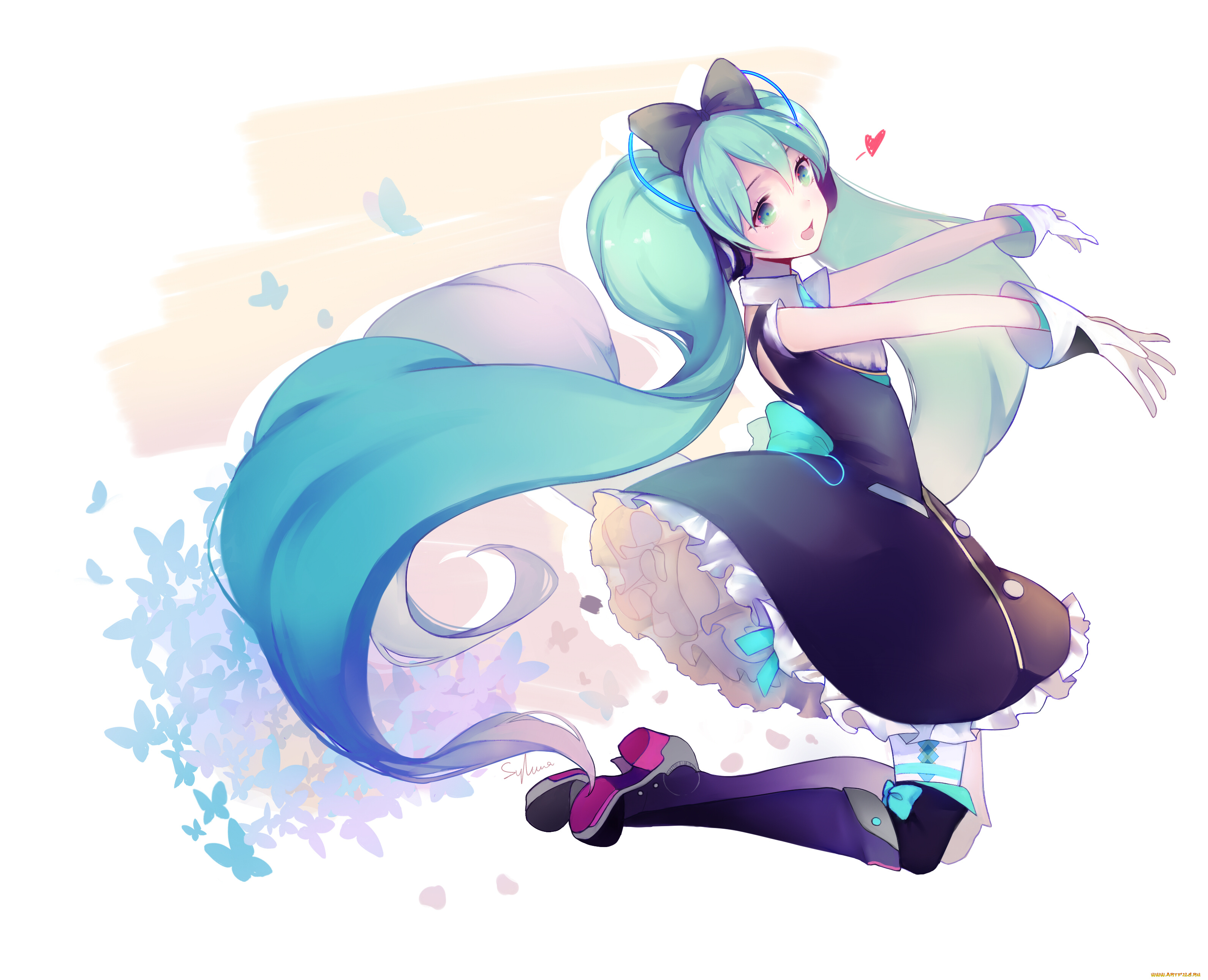 аниме, vocaloid, hatsune, miku