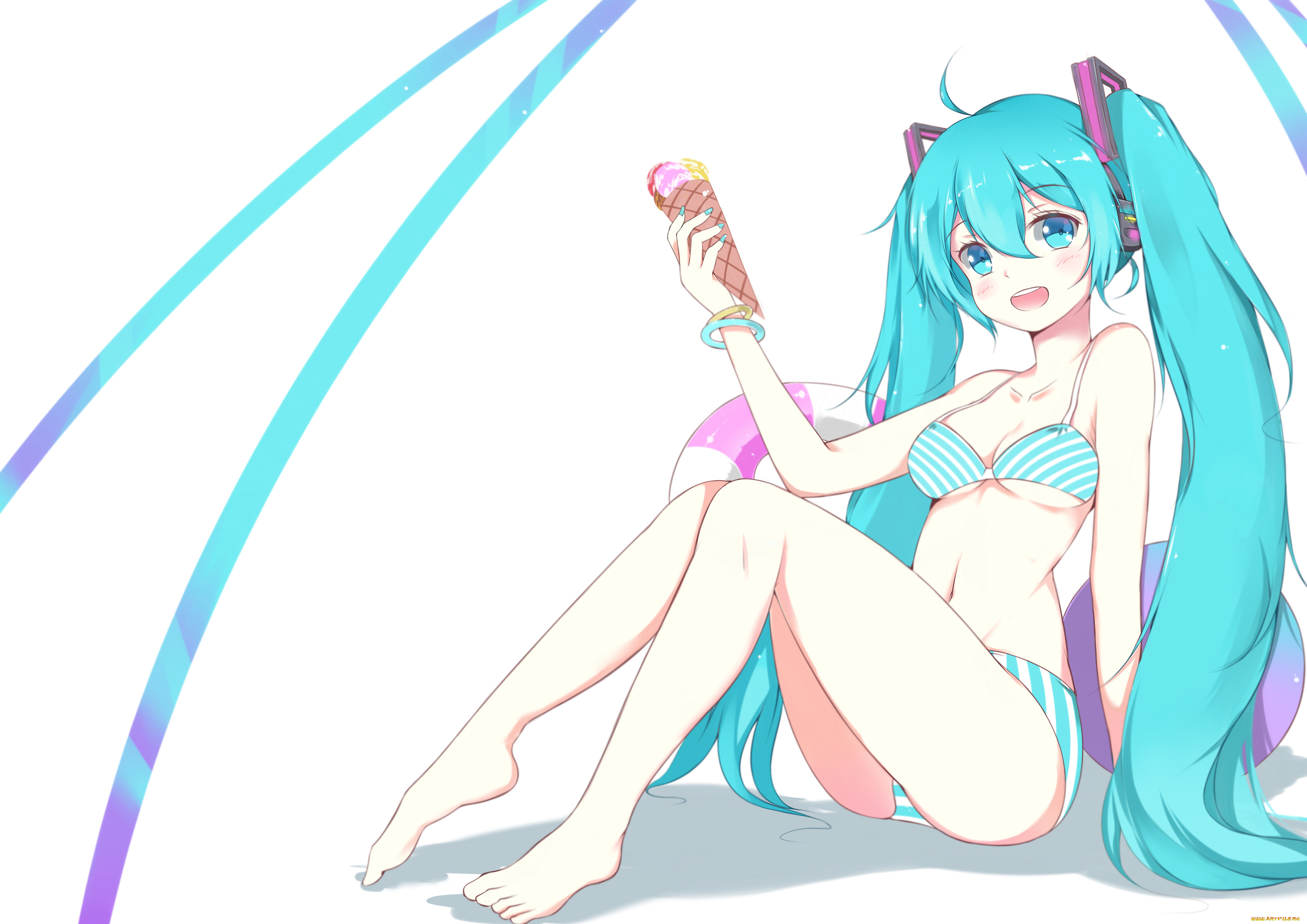 аниме, vocaloid, hatsune, miku