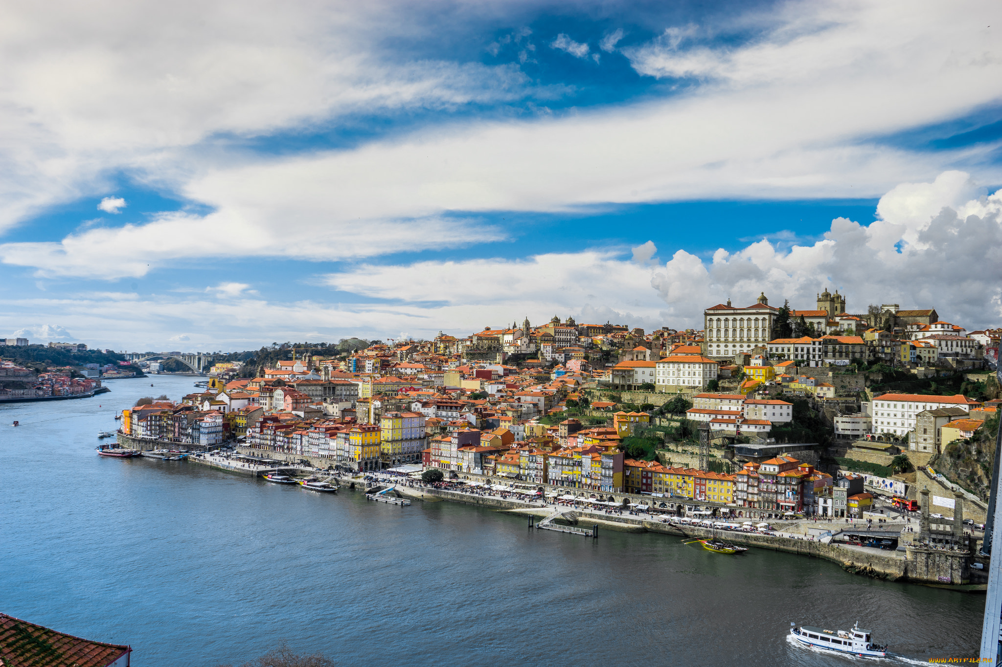 porto, города, порту, , португалия, простор