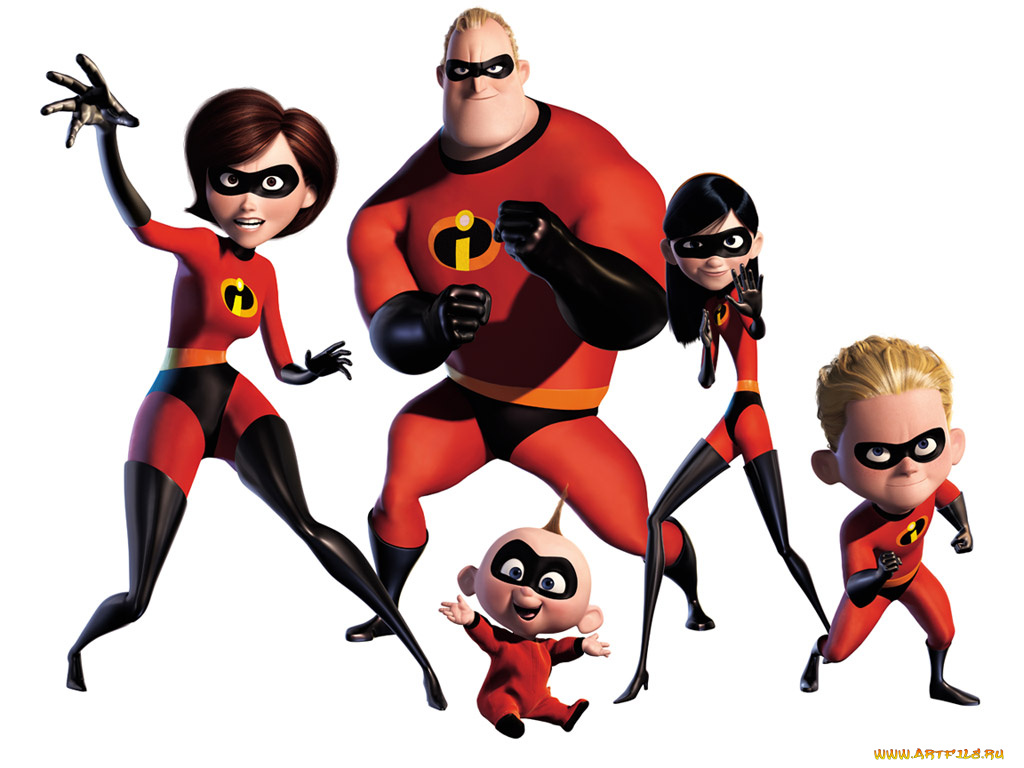 incredibles, the, мультфильмы