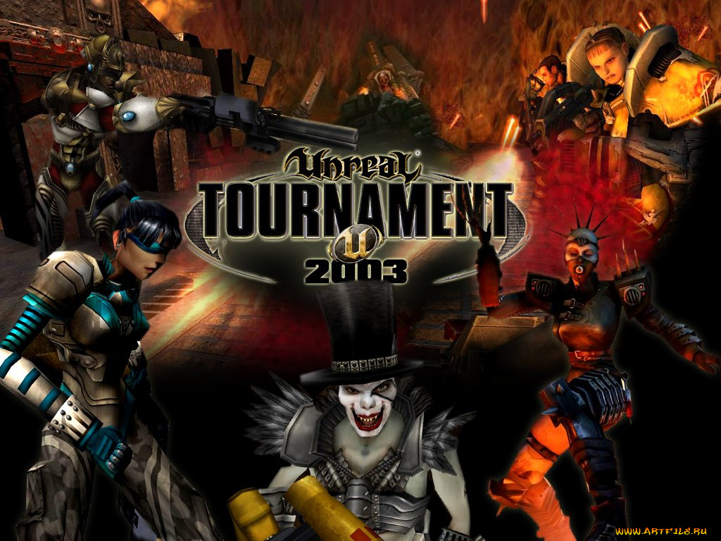 unreal, tournament, 2003, видео, игры