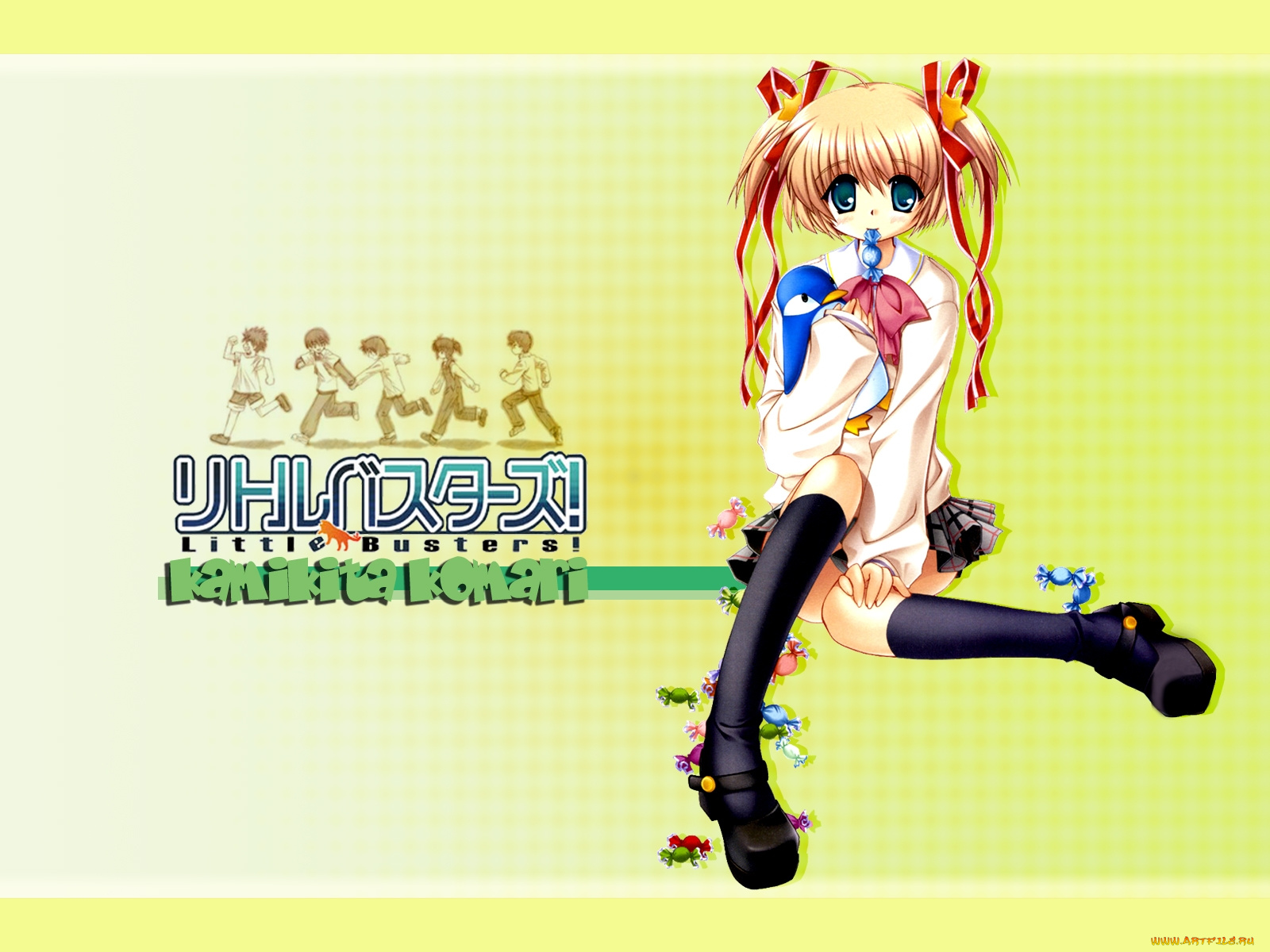 аниме, little, busters