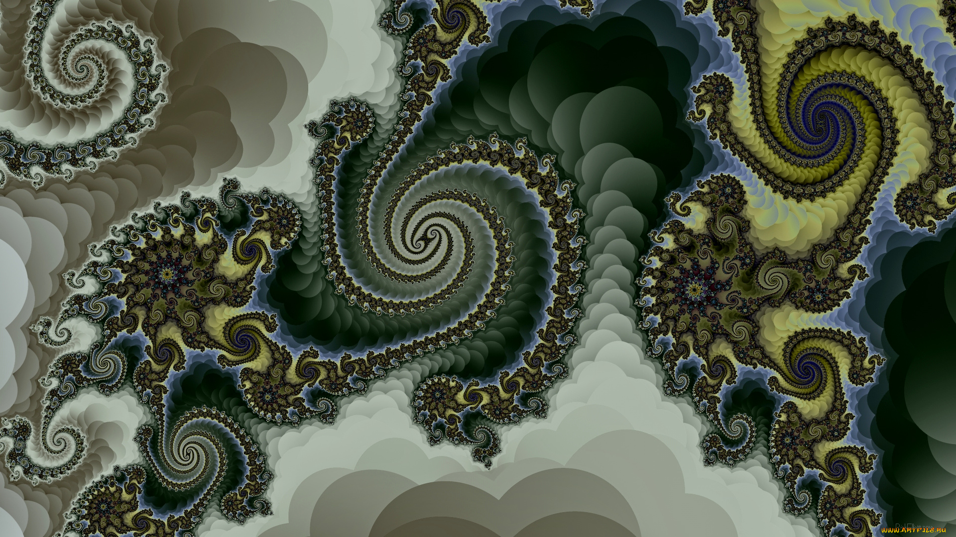 3д, графика, фракталы, , fractal, фон, узор, цвета