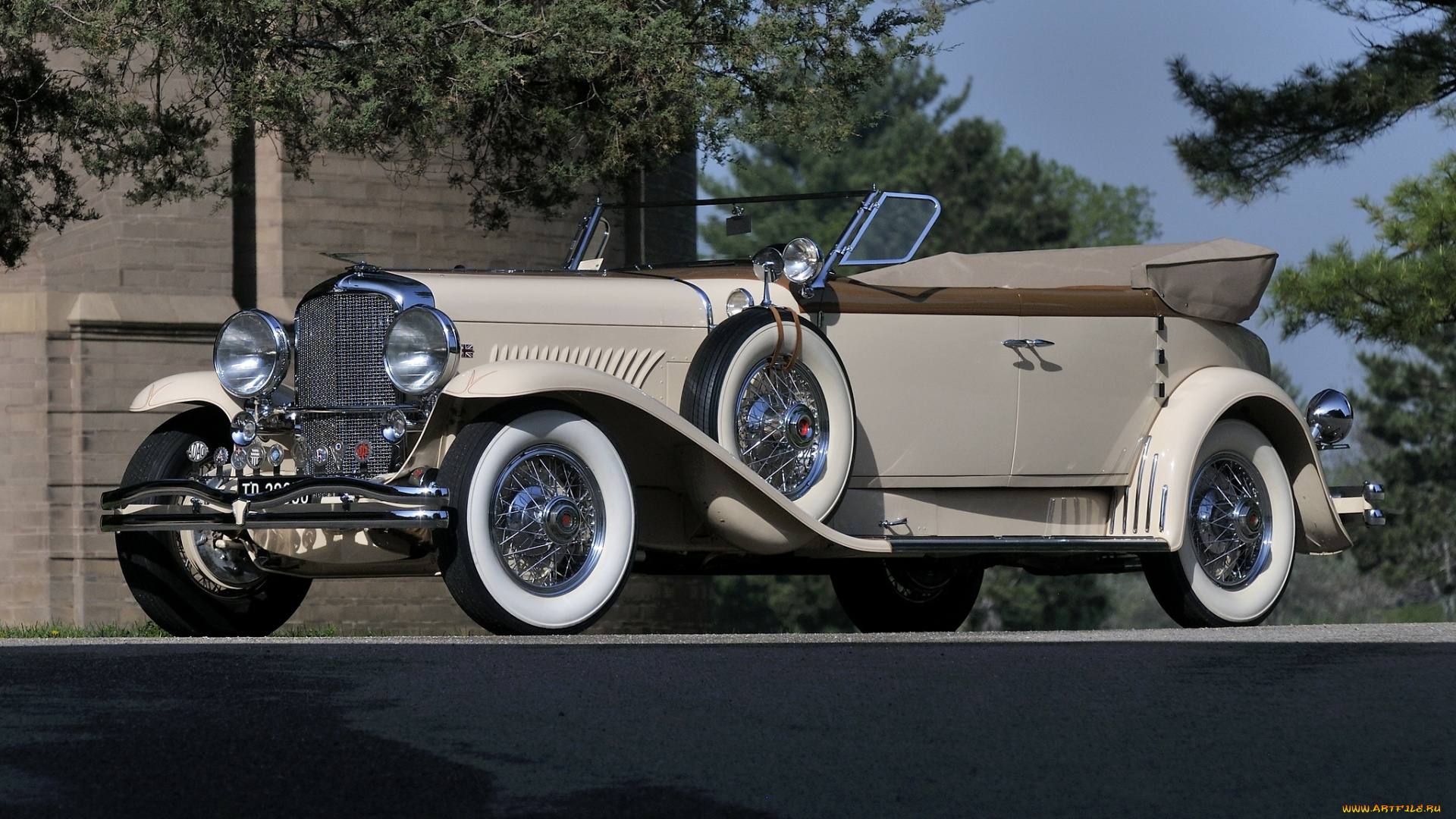 автомобили, duesenberg, 1930г, murphy, lwb, berline, convertible, j, 391-2315