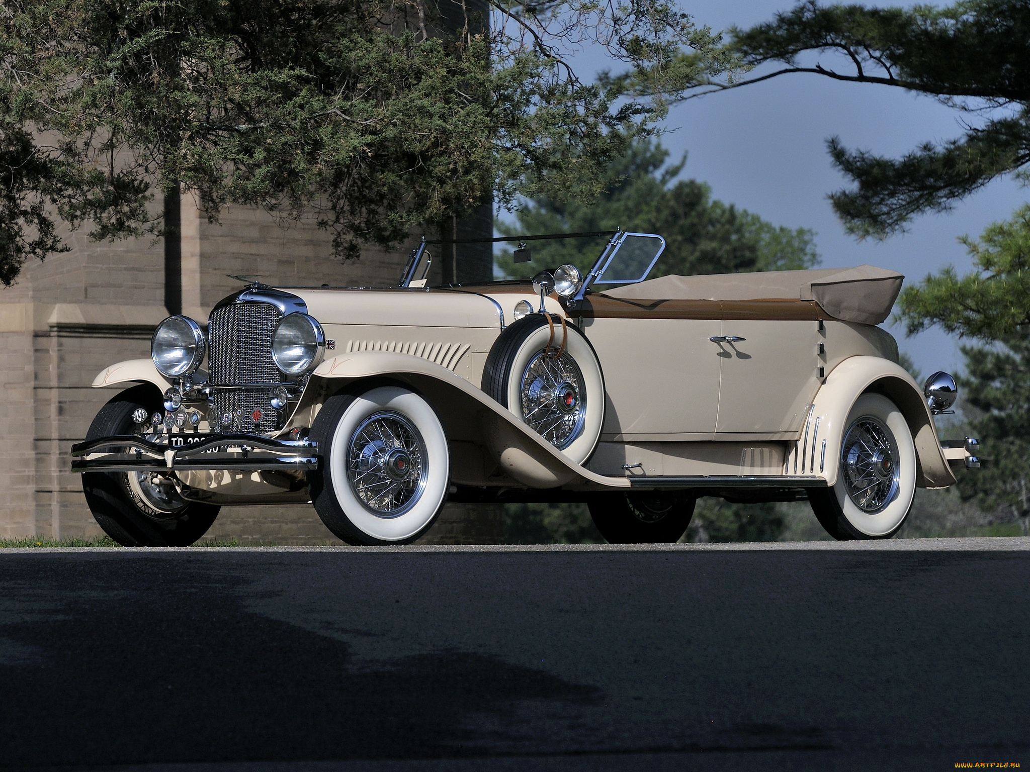 автомобили, duesenberg, 1930г, murphy, lwb, berline, convertible, j, 391-2315