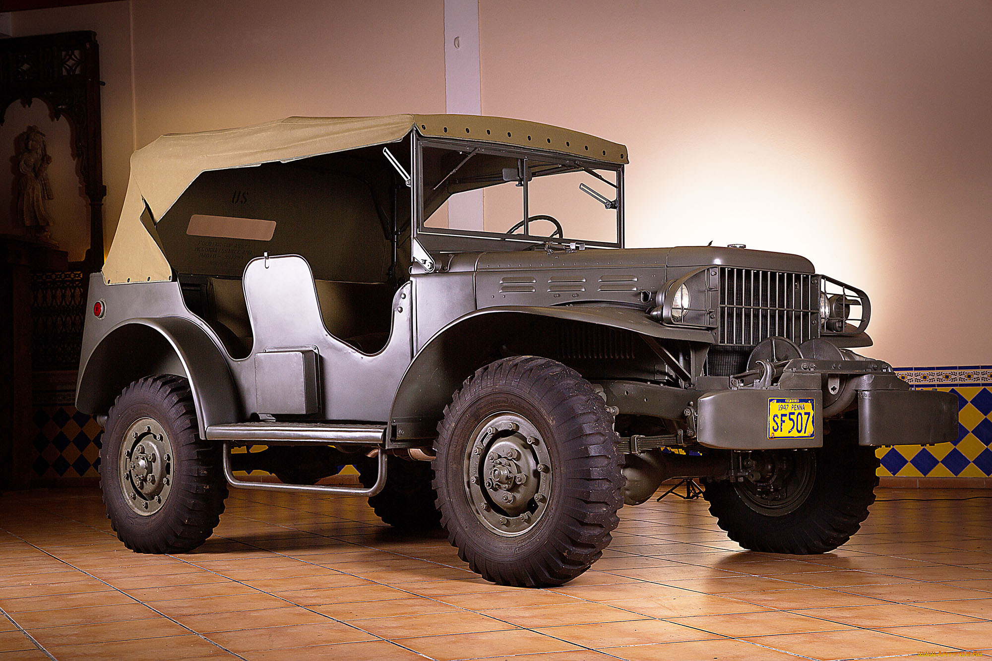 1944, dodge, wc-57, command, car, автомобили, dodge