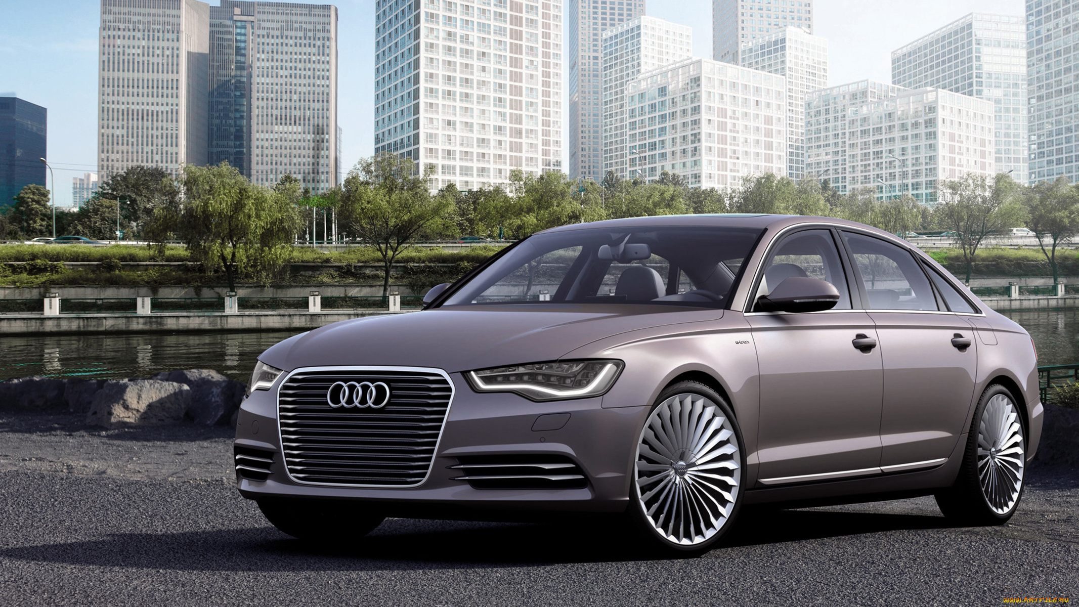 audi, a6l, e-tron, concept, 2012, автомобили, audi, 2012, concept, e-tron, a6l