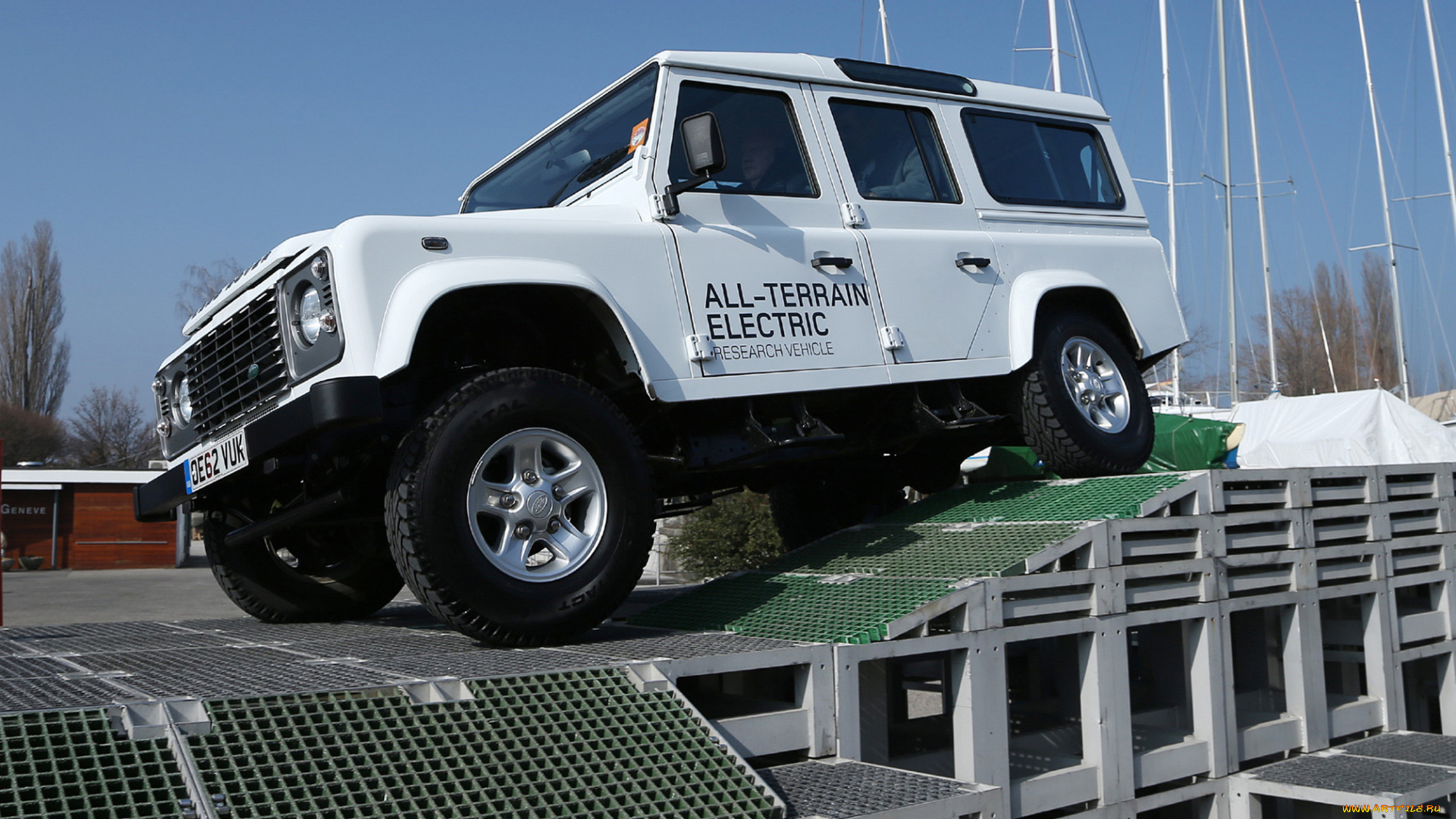 land-rover, electric, defender, concept, 2013, автомобили, land-rover, electric, defender, concept, 2013