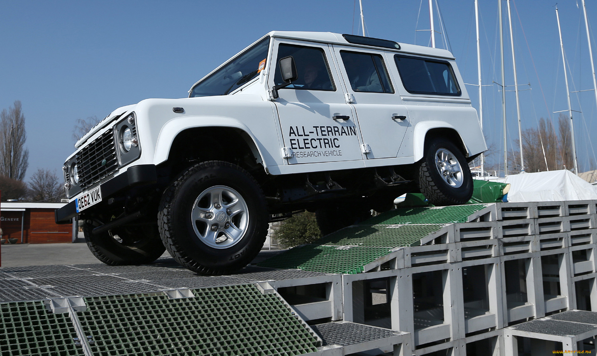 land-rover, electric, defender, concept, 2013, автомобили, land-rover, electric, defender, concept, 2013