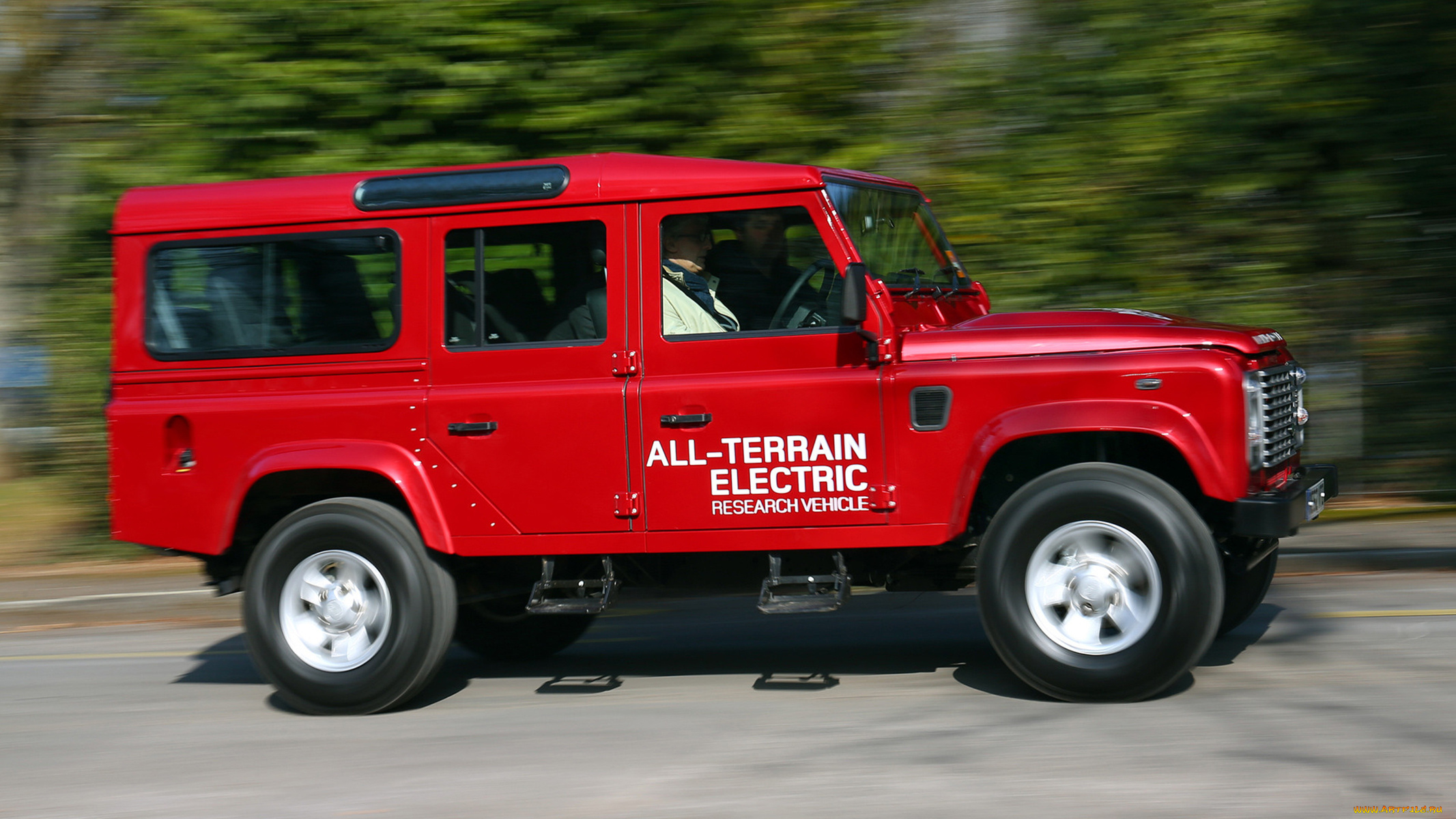 land-rover, electric, defender, concept, 2013, автомобили, land-rover, defender, concept, 2013, electric